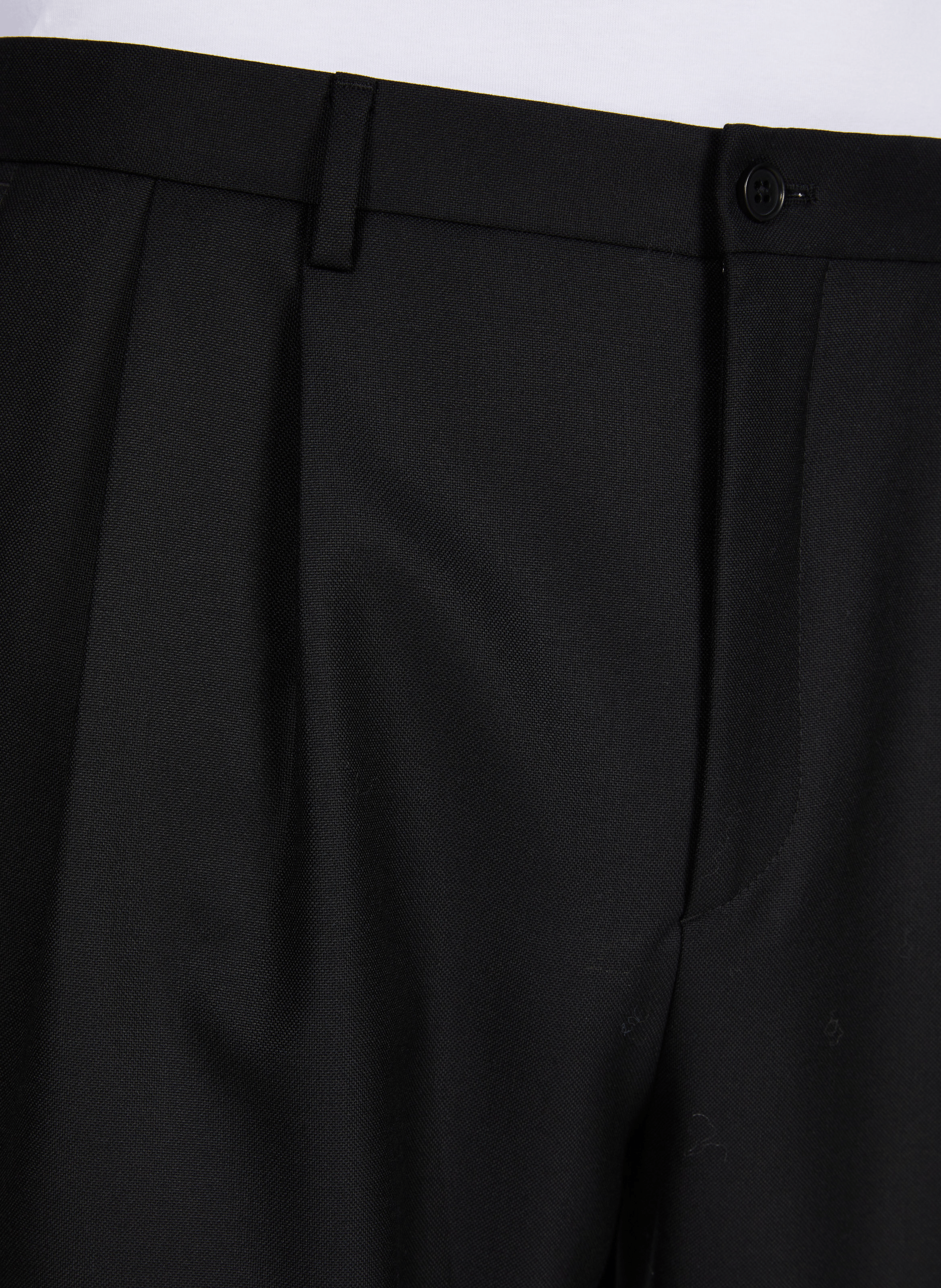 Cropped wool trousers SAISON 1865 Black