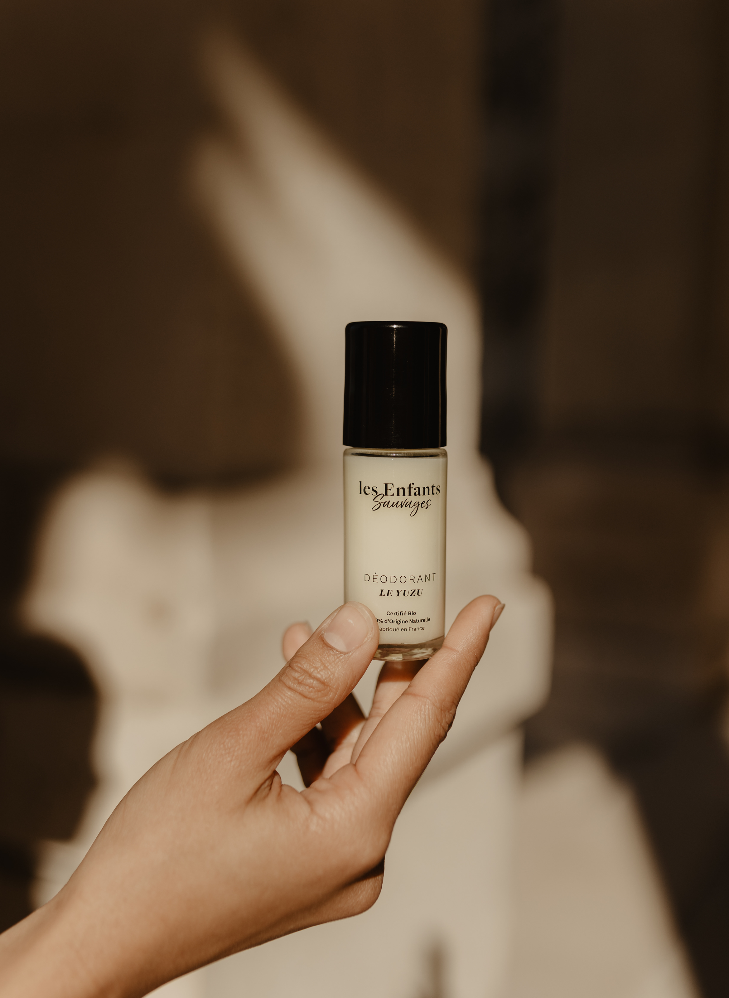 Organic & 100% Natural Roll-On Deodorant - Unisex YUZU Scent (citrus) LES ENFANTS SAUVAGES No color