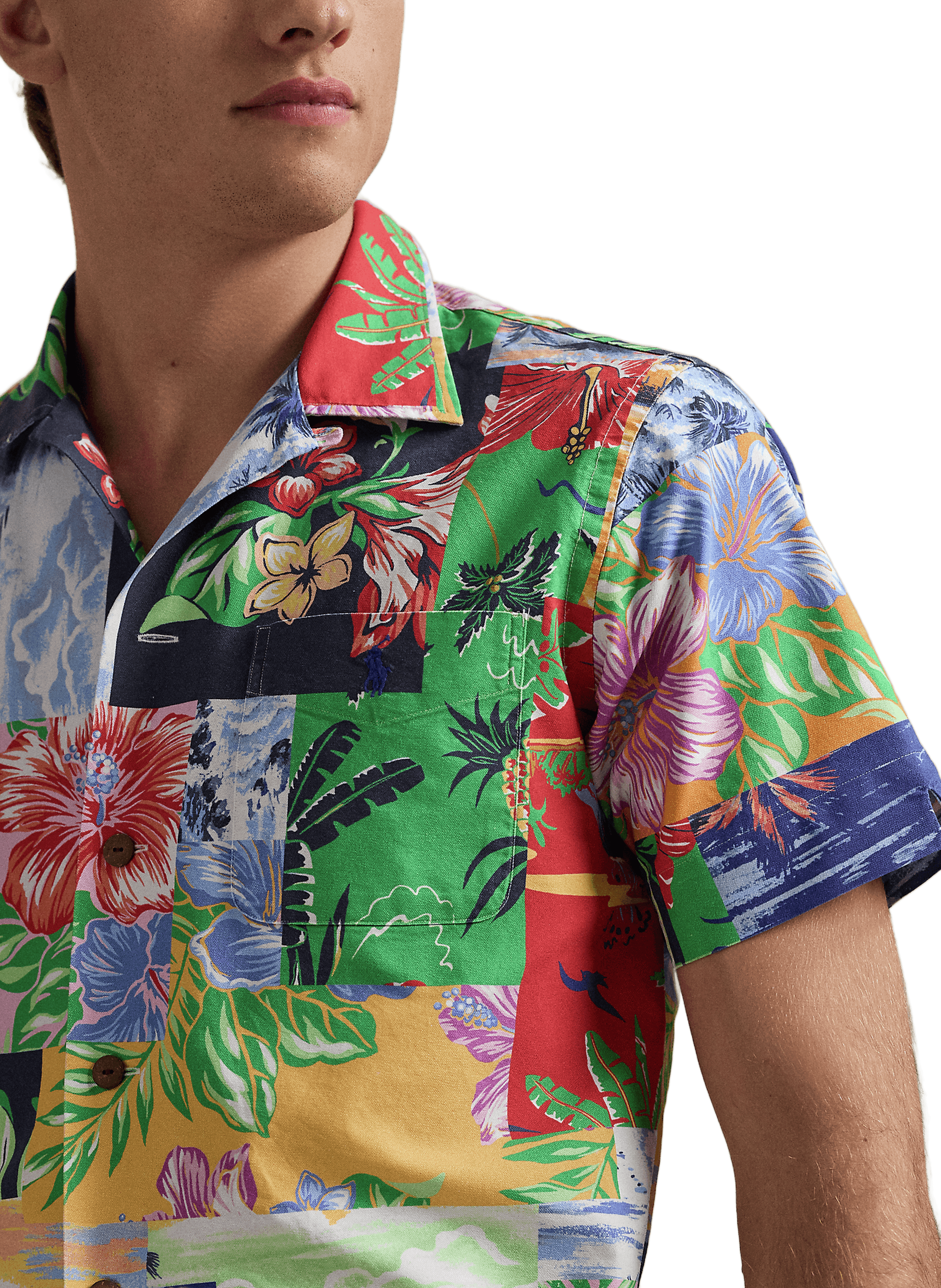 Chemise à imprimé en coton POLO RALPH LAUREN Multicolore