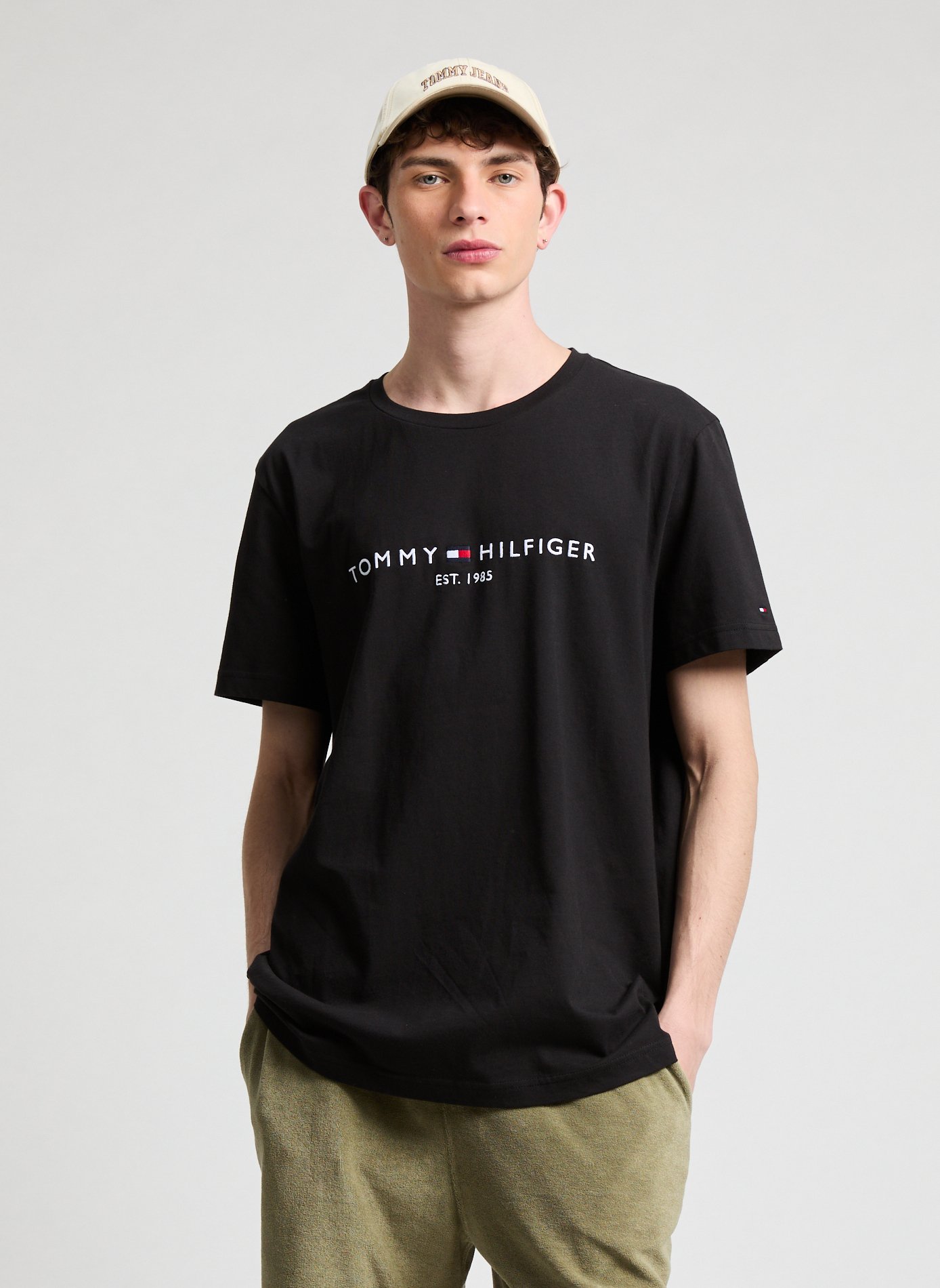 TOMMY HILFIGER T-shirt en coton  Noir