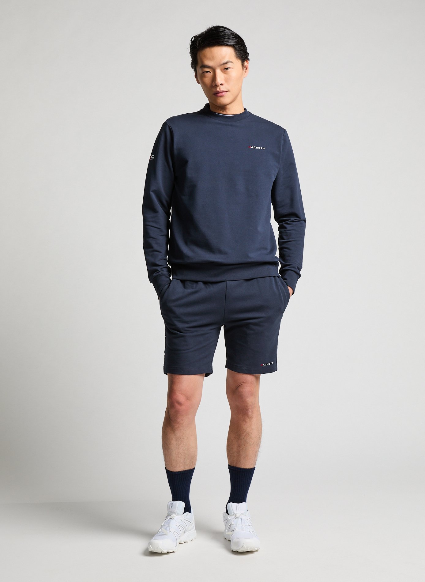 Baumwollpullover HACKETT Blau