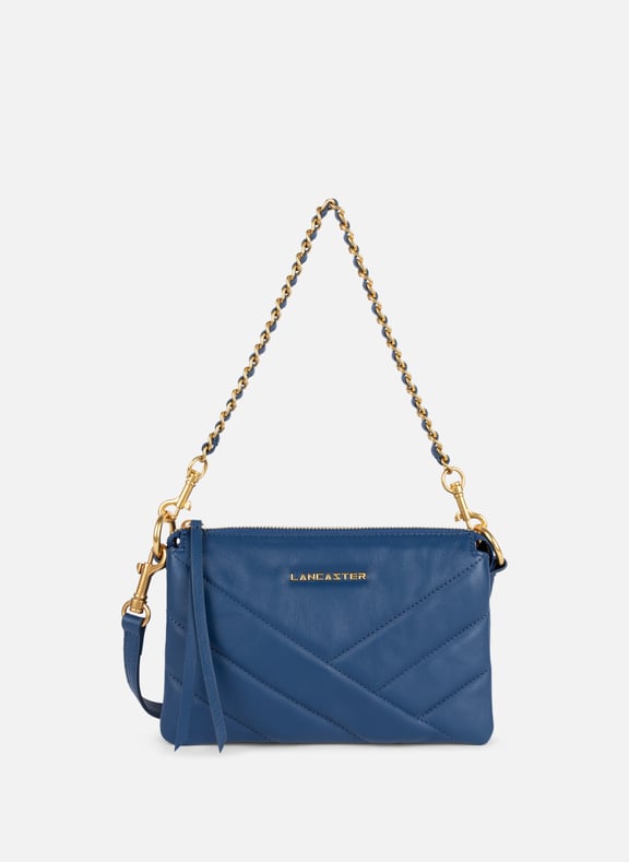 Small clutch - Soft Matelassé Blue by LANCASTER LANCASTER Small clutch - Soft Matelassé Blue