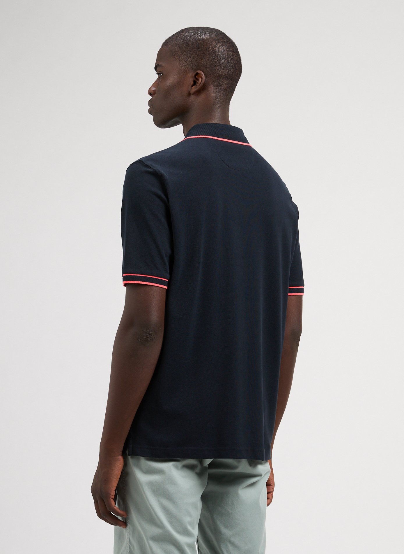 Polo manches courtes en coton  EDEN PARK Rose