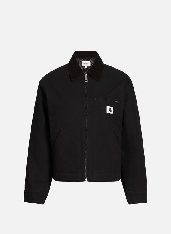Straight-fit cotton jacket Black by CARHARTT WIP CARHARTT WIP Straight-fit cotton jacket Black