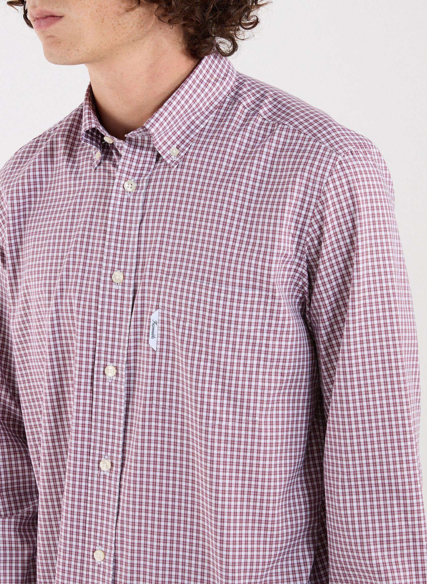  Cotton shirt FACONNABLE Red