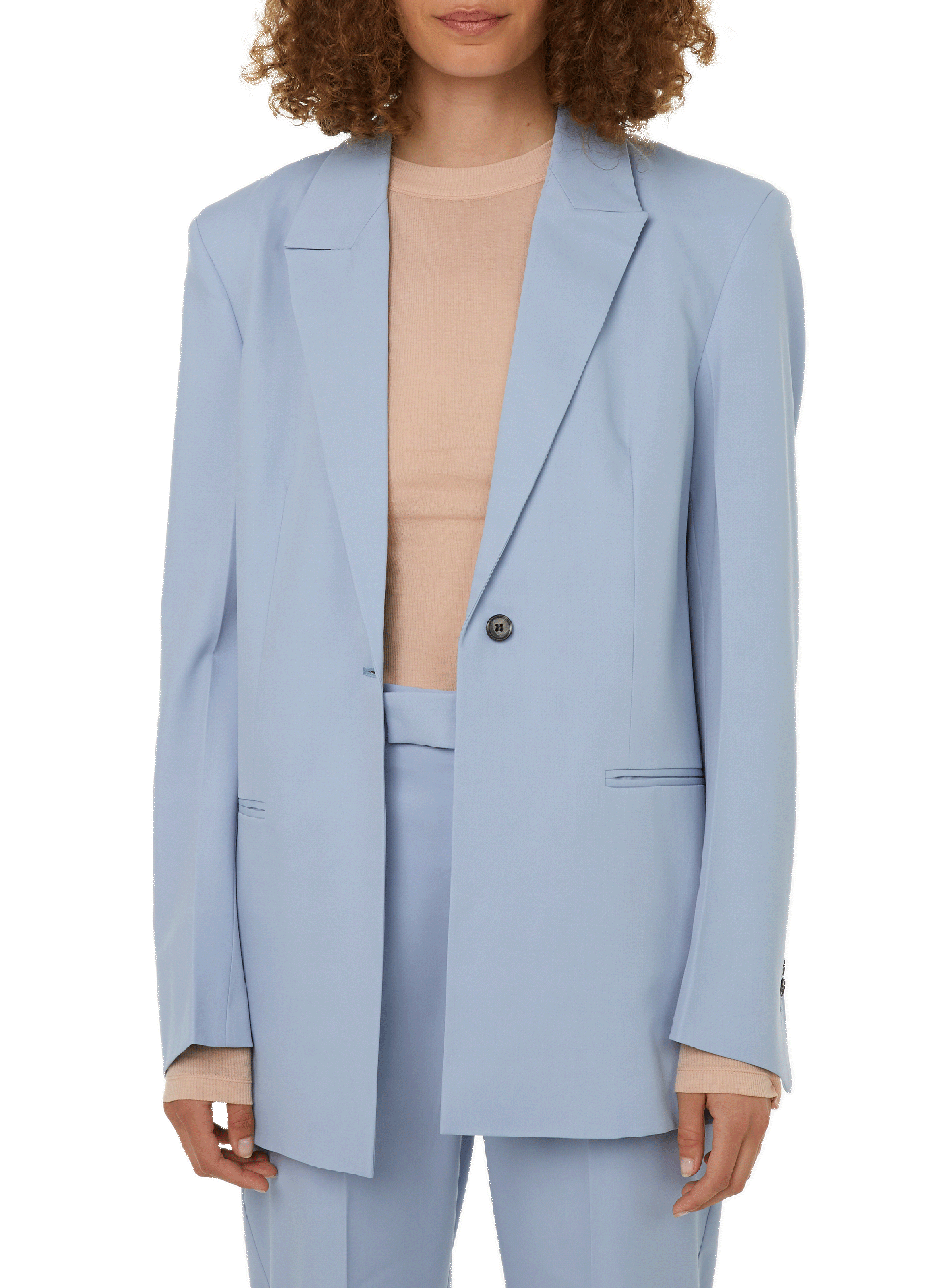 BITE STUDIOS Tailored wool jacket Blue