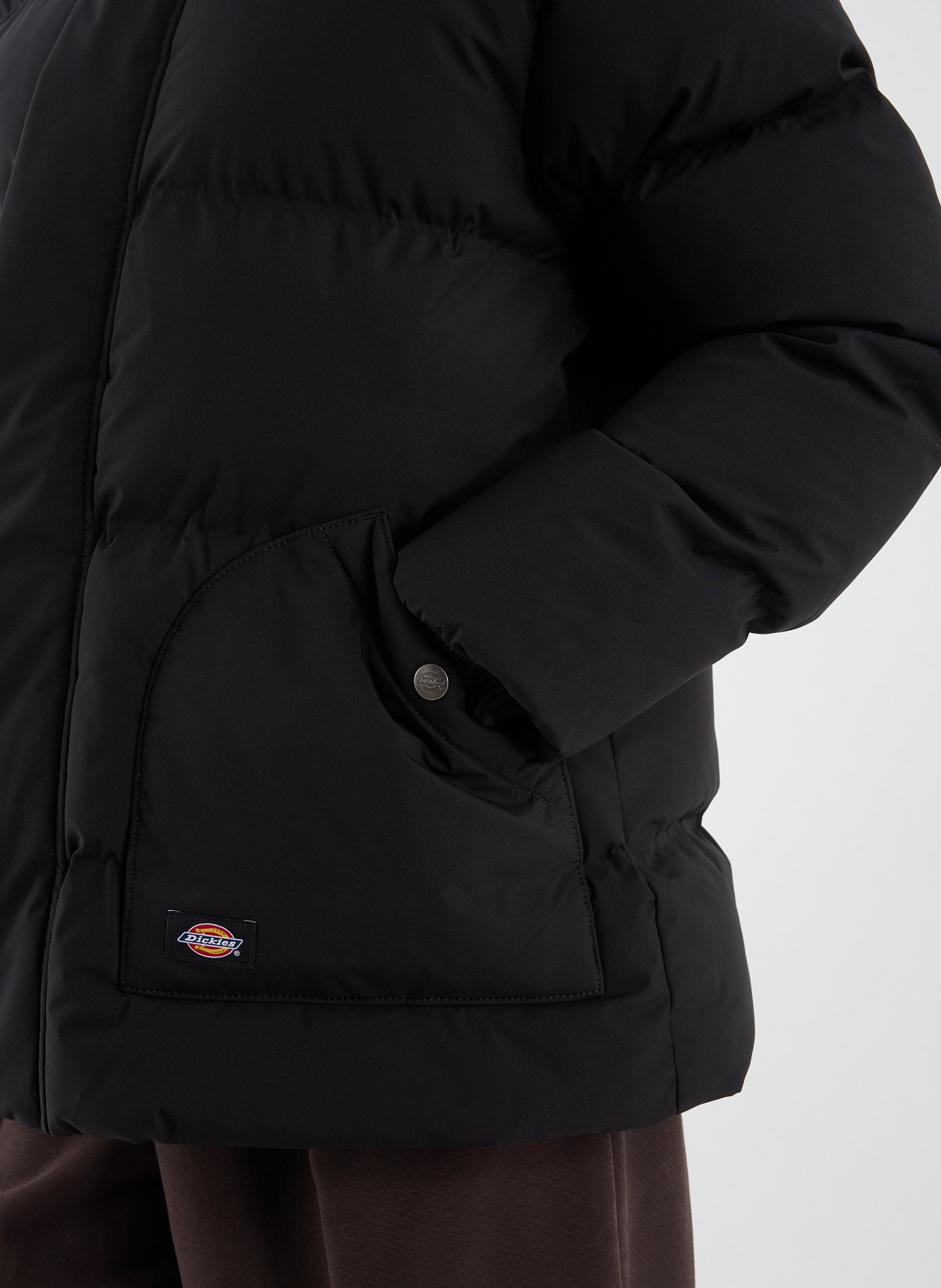 Hooded padded jacket DICKIES Black