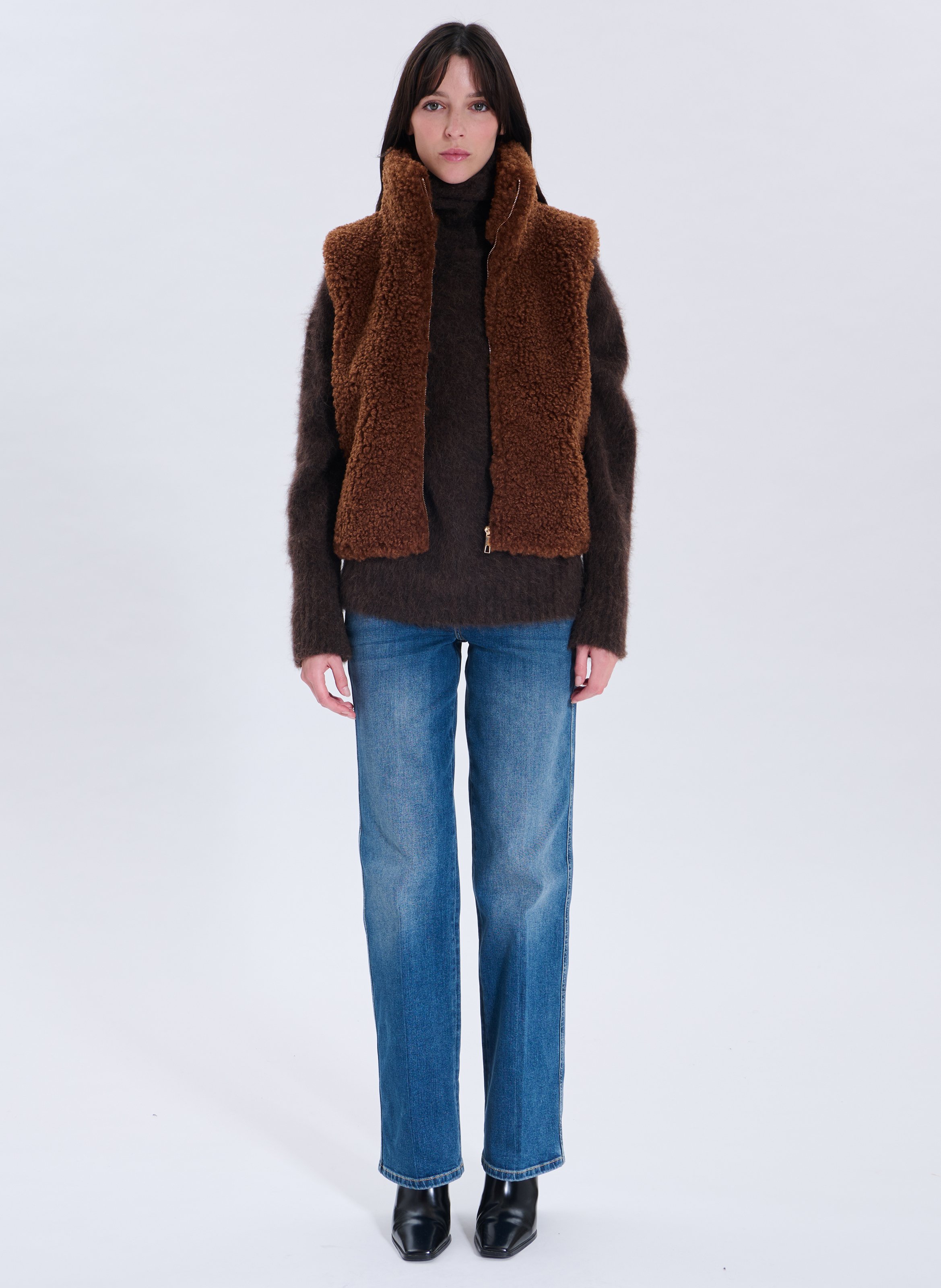 Gilet  gloria ZAPA Marron