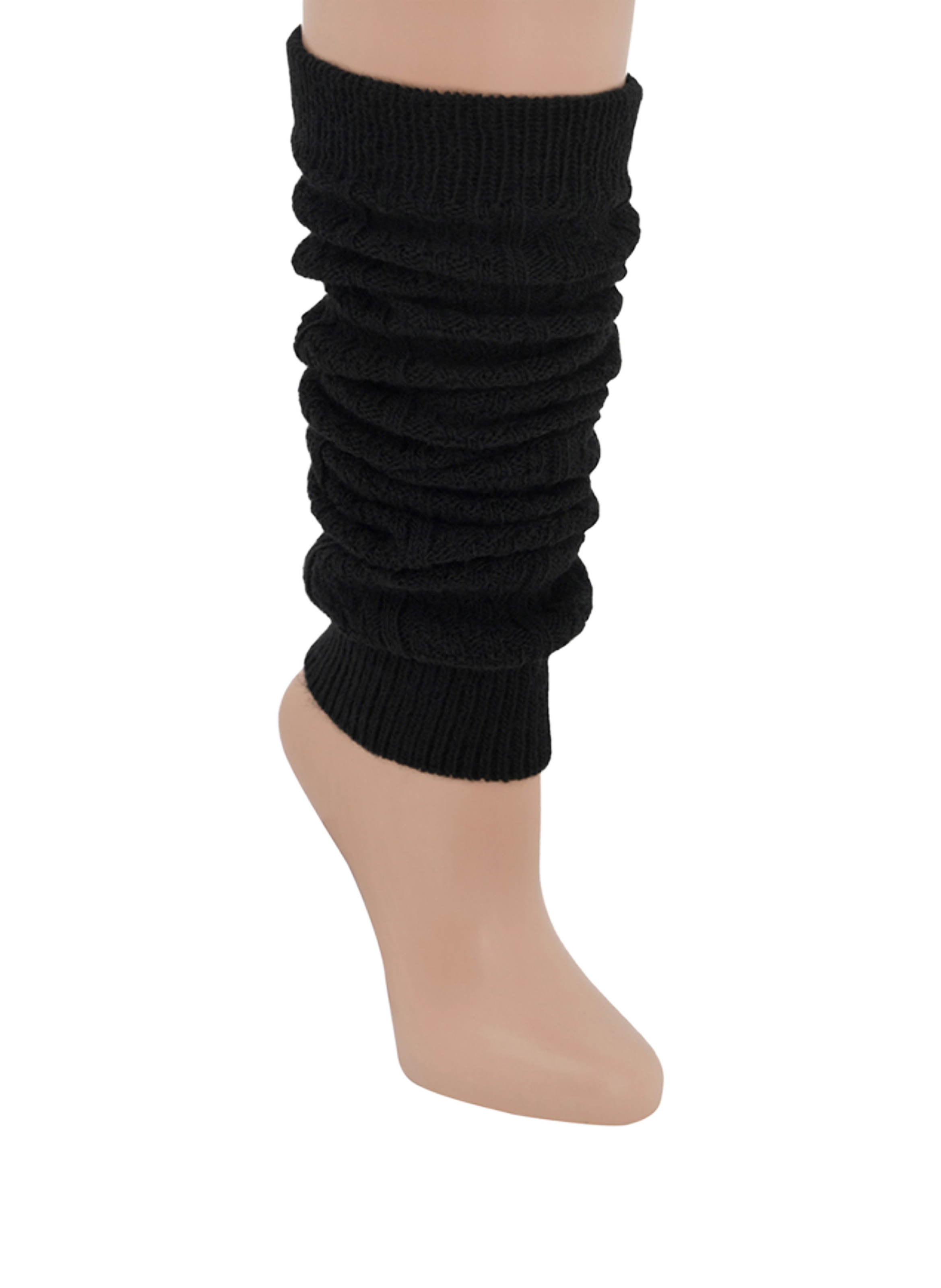 Knit leg warmers LE BOURGET Black