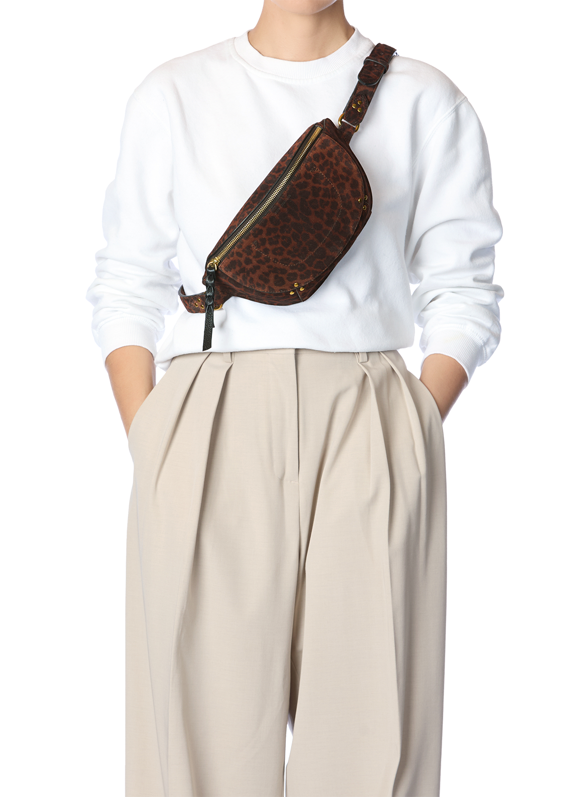 Printed leather belt bag  JÉRÔME DREYFUSS Multicolour