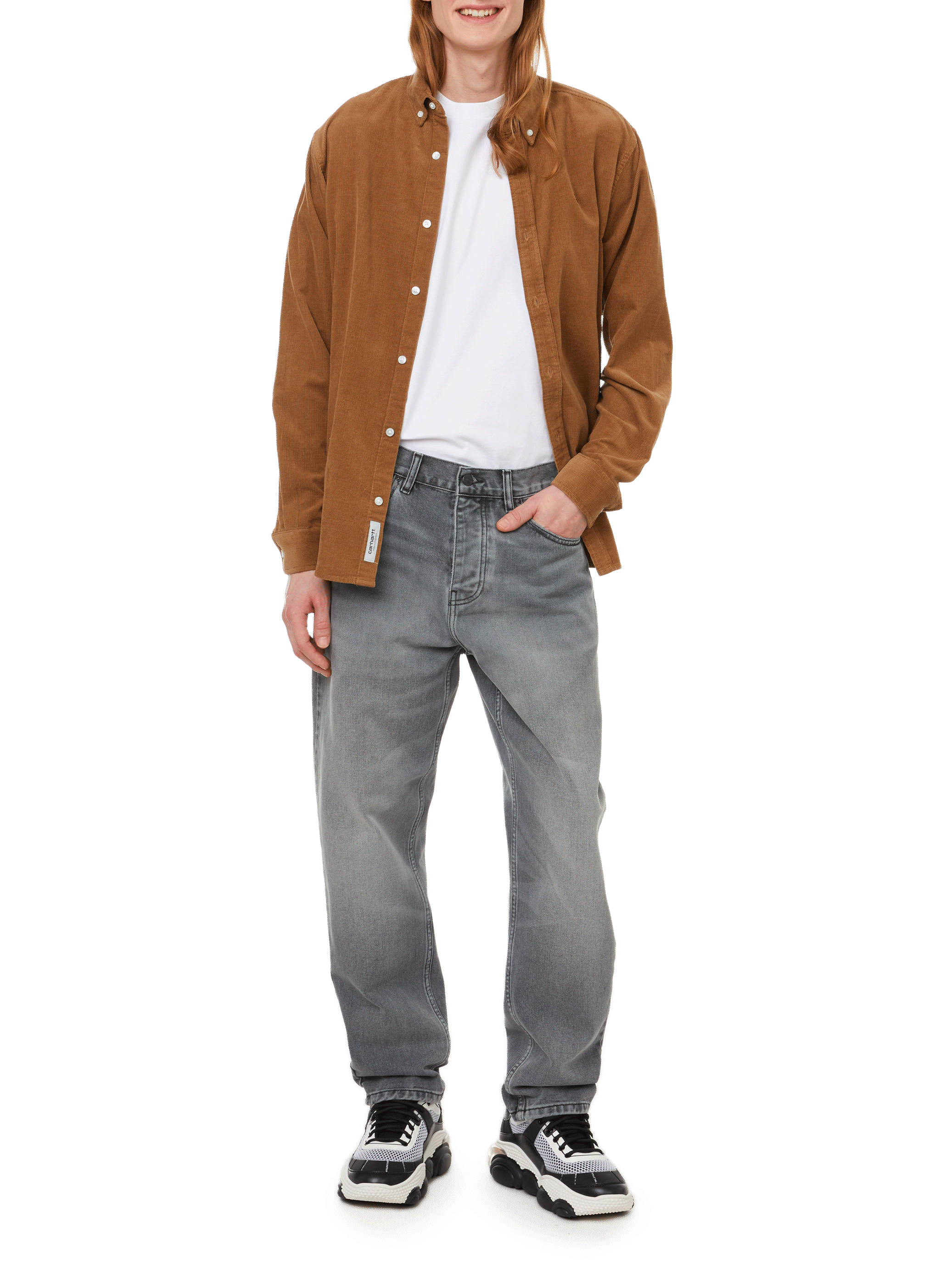 Straight-cut jeans CARHARTT WIP Black