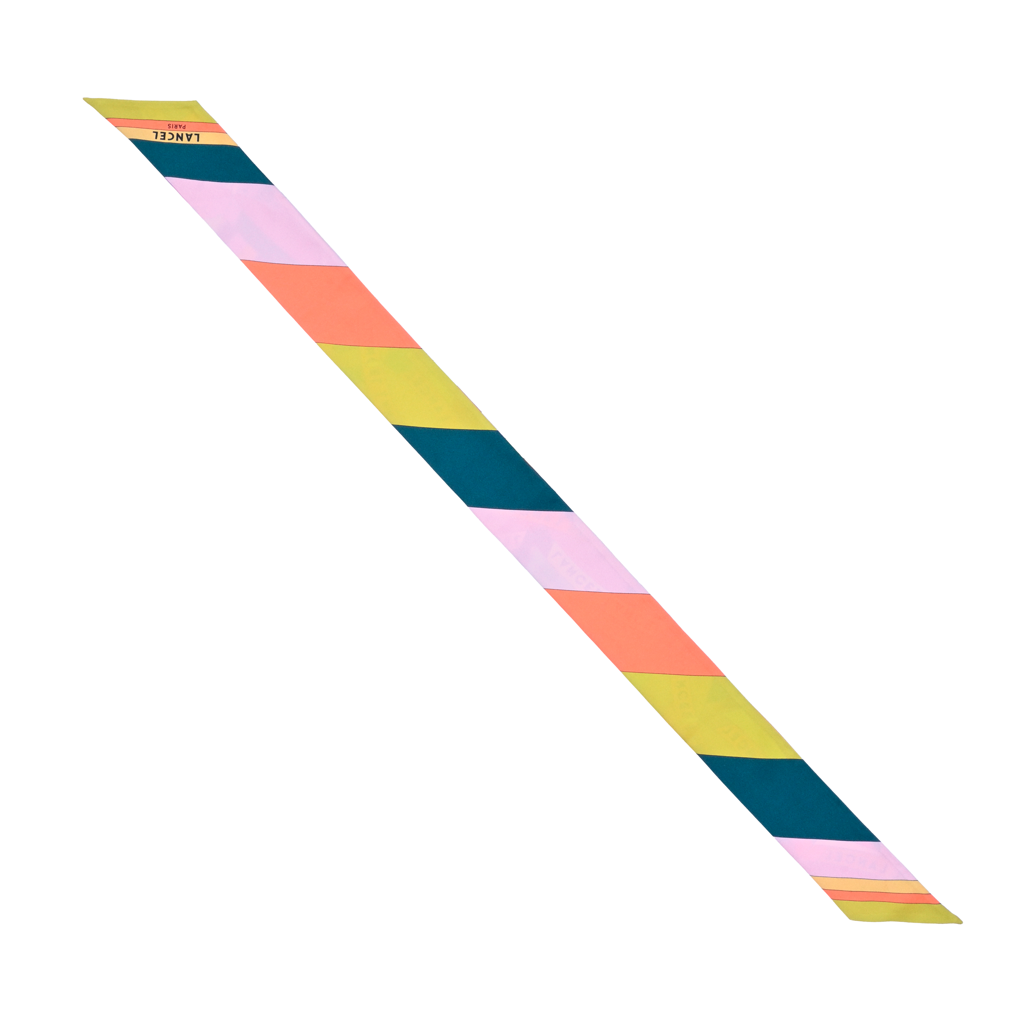 Bandeau de soie motif parasol en soie LANCEL Multicolore