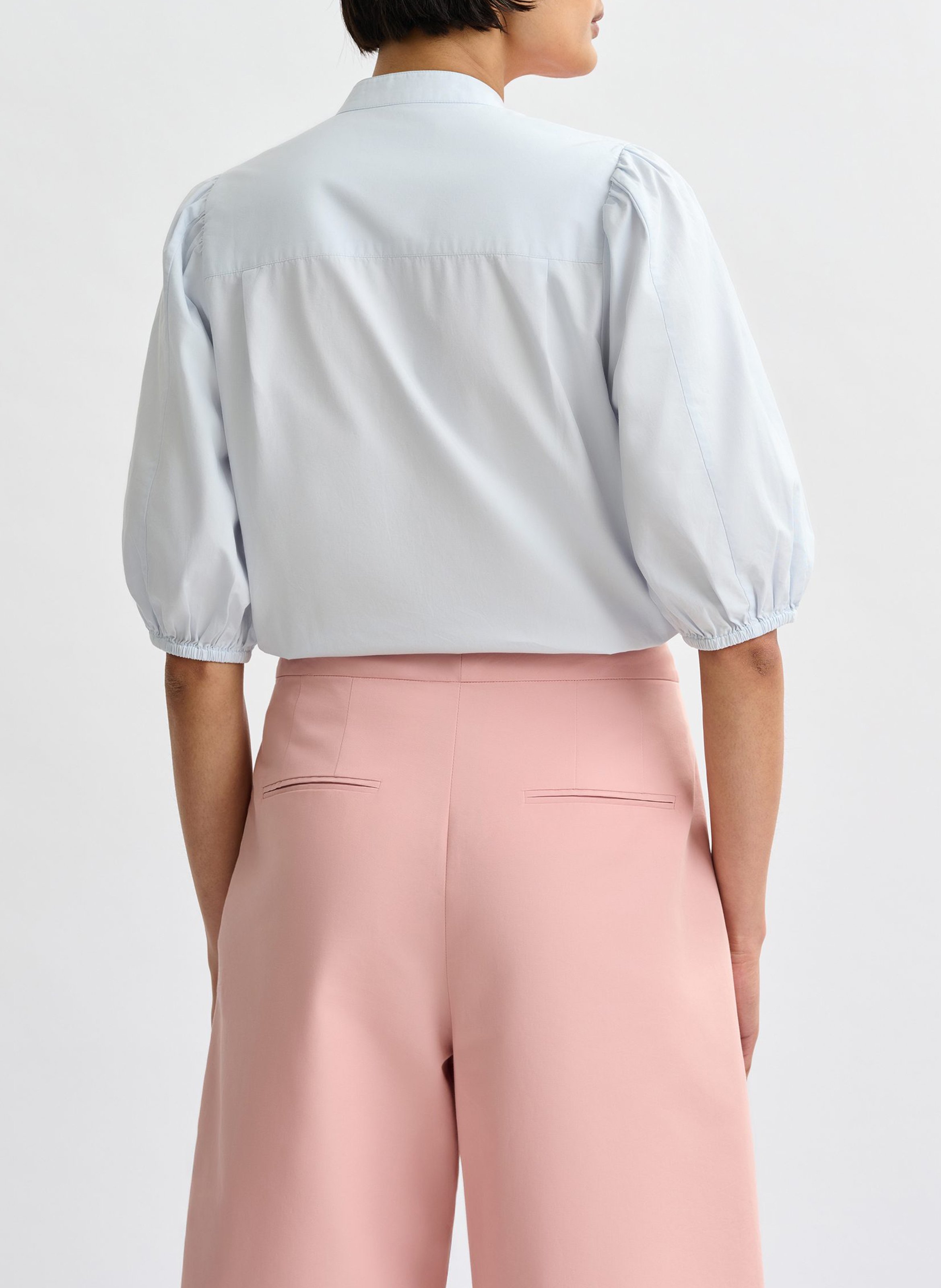 Chemise col rond en coton jorja ESSENTIEL ANTWERP Bleu