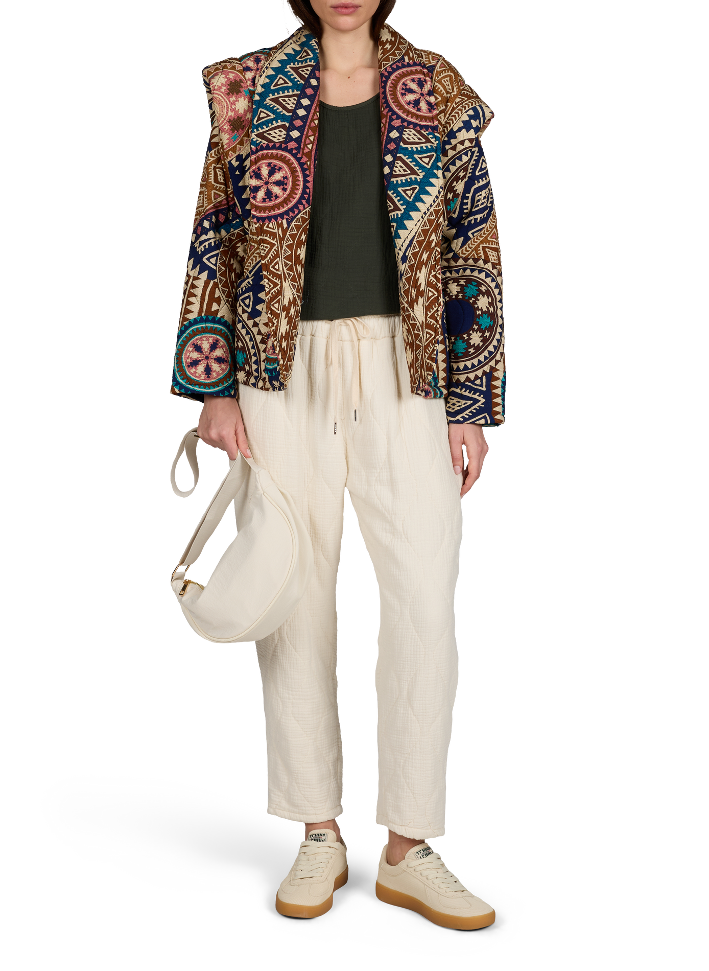 Sac banane large AU PRINTEMPS PARIS Beige