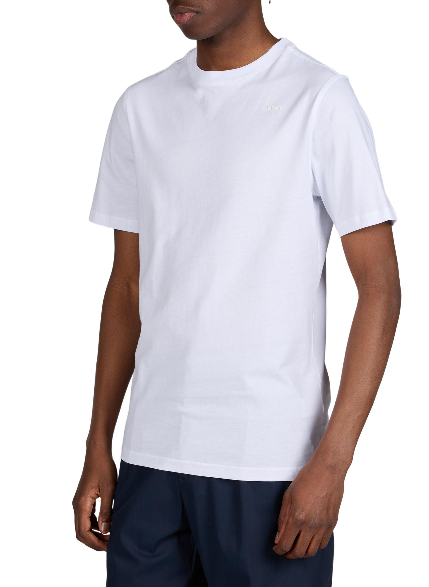 Cotton round-neck T-shirt K-WAY White