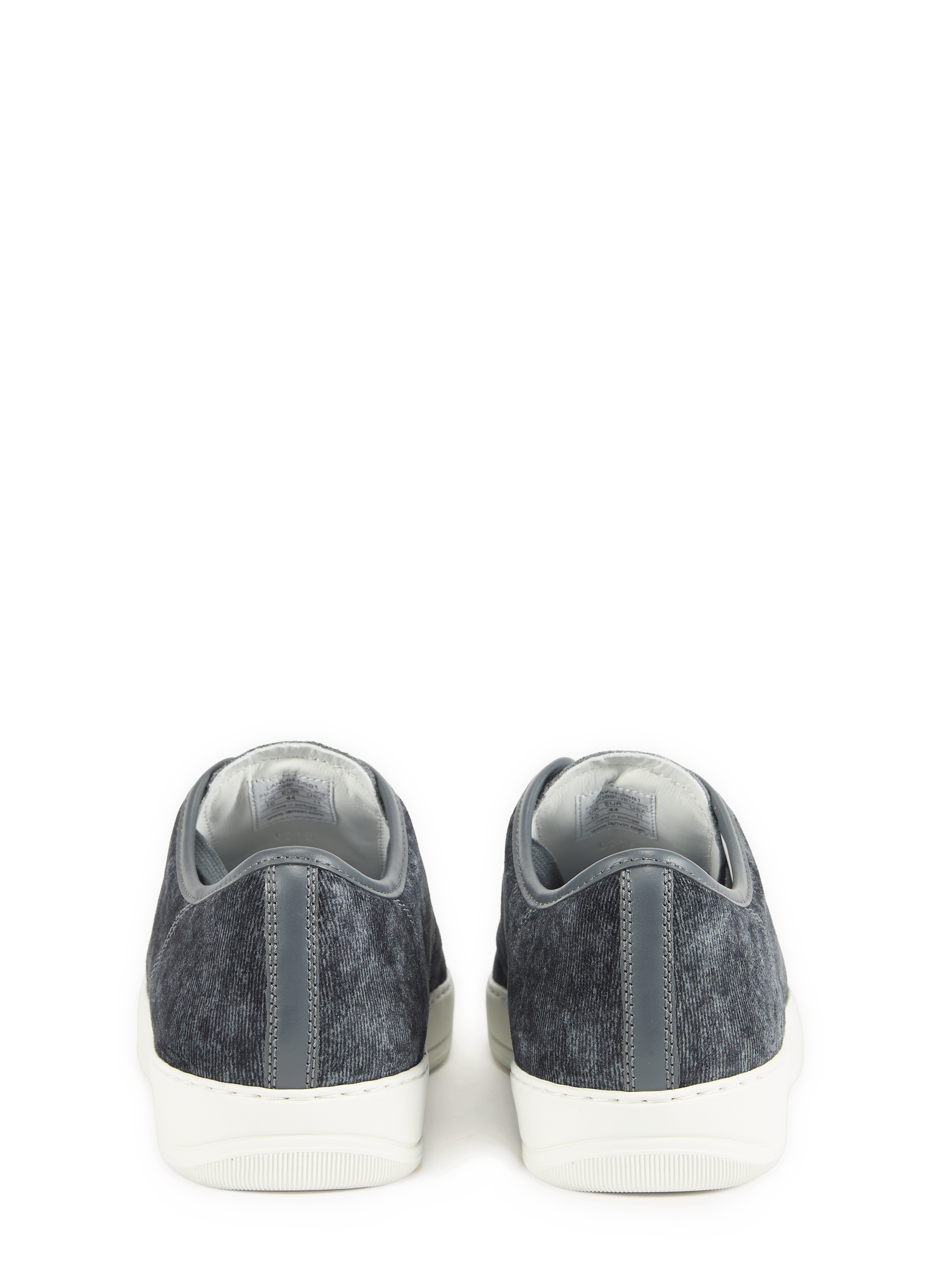 Low-top sneakers Dbb1 in calfskin leather LANVIN Grey