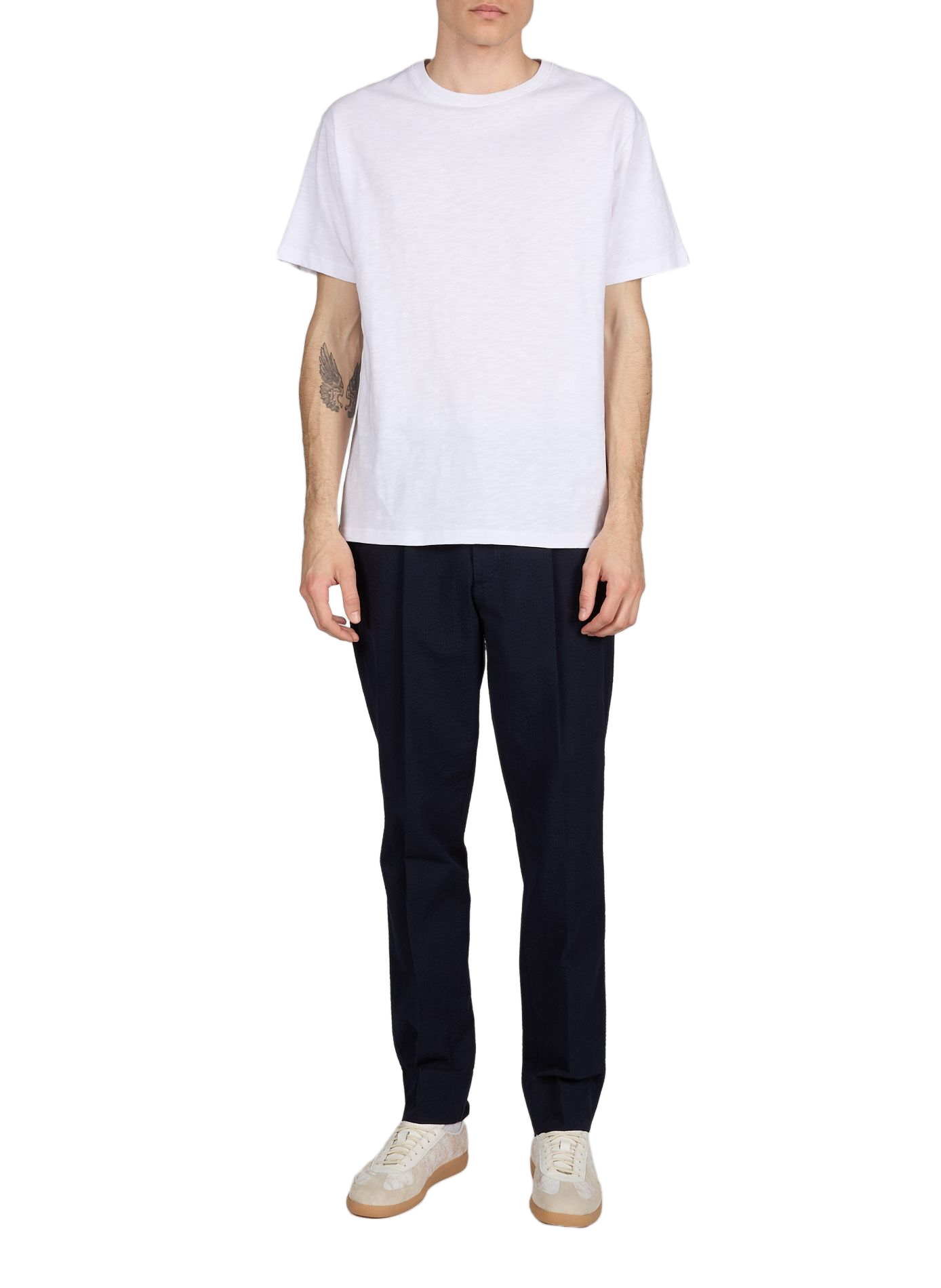 T-shirt diritto in cotone CLOSED Bianco