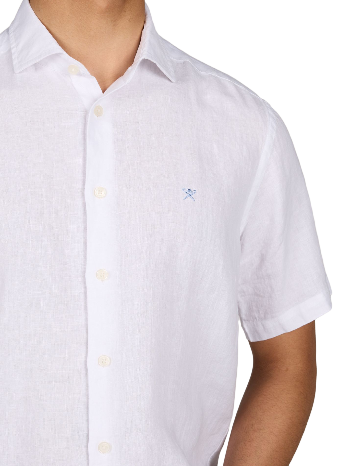 Linen shirt HACKETT White