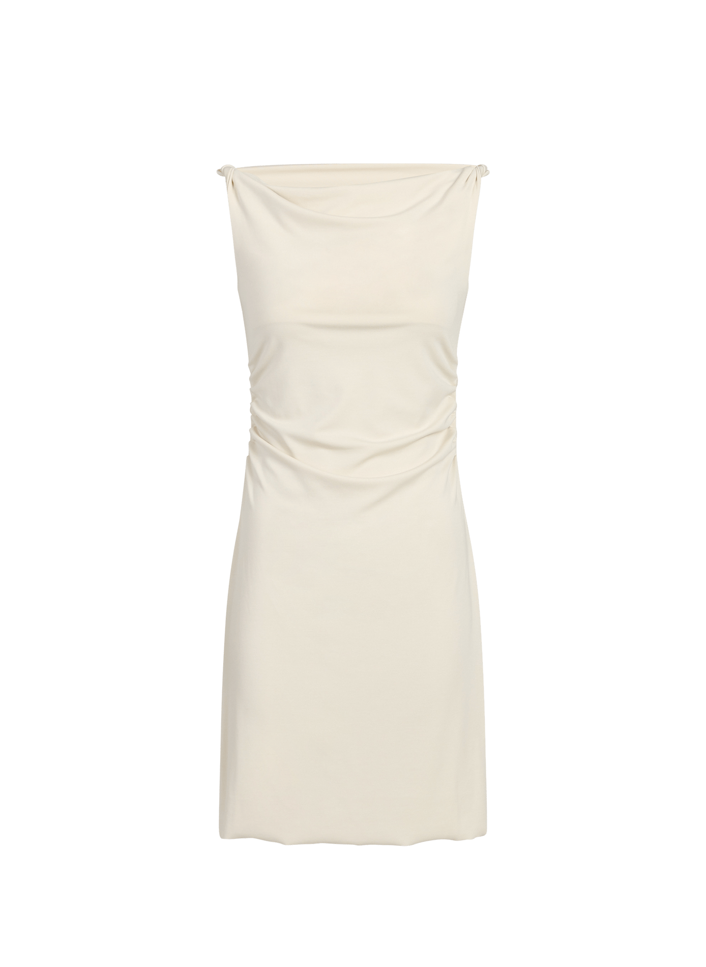 Robe courte col bénitier SAMSOE SAMSOE Beige