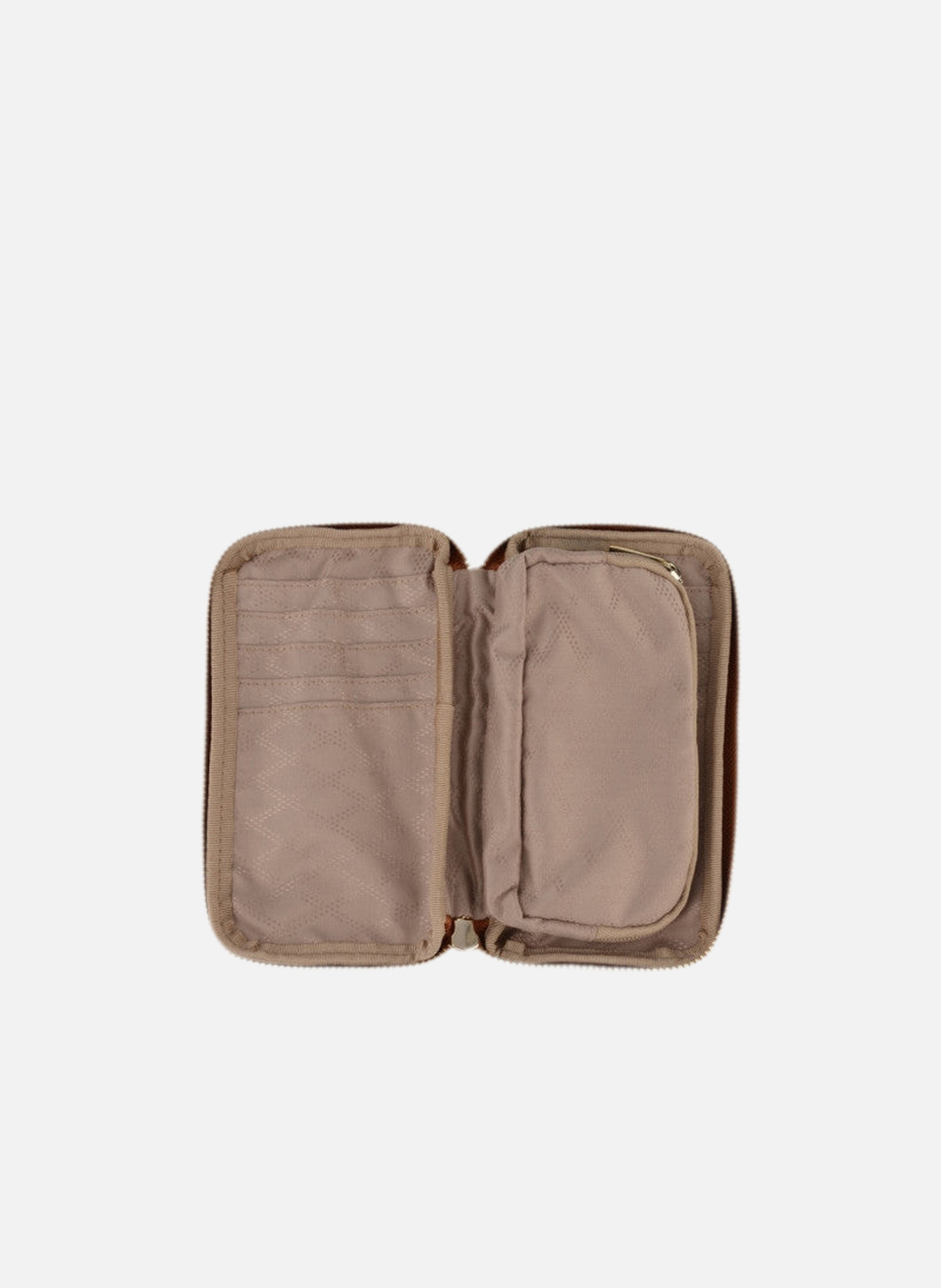 Club | etui téléphone portable en cuir de veau grainé POURCHET Marron