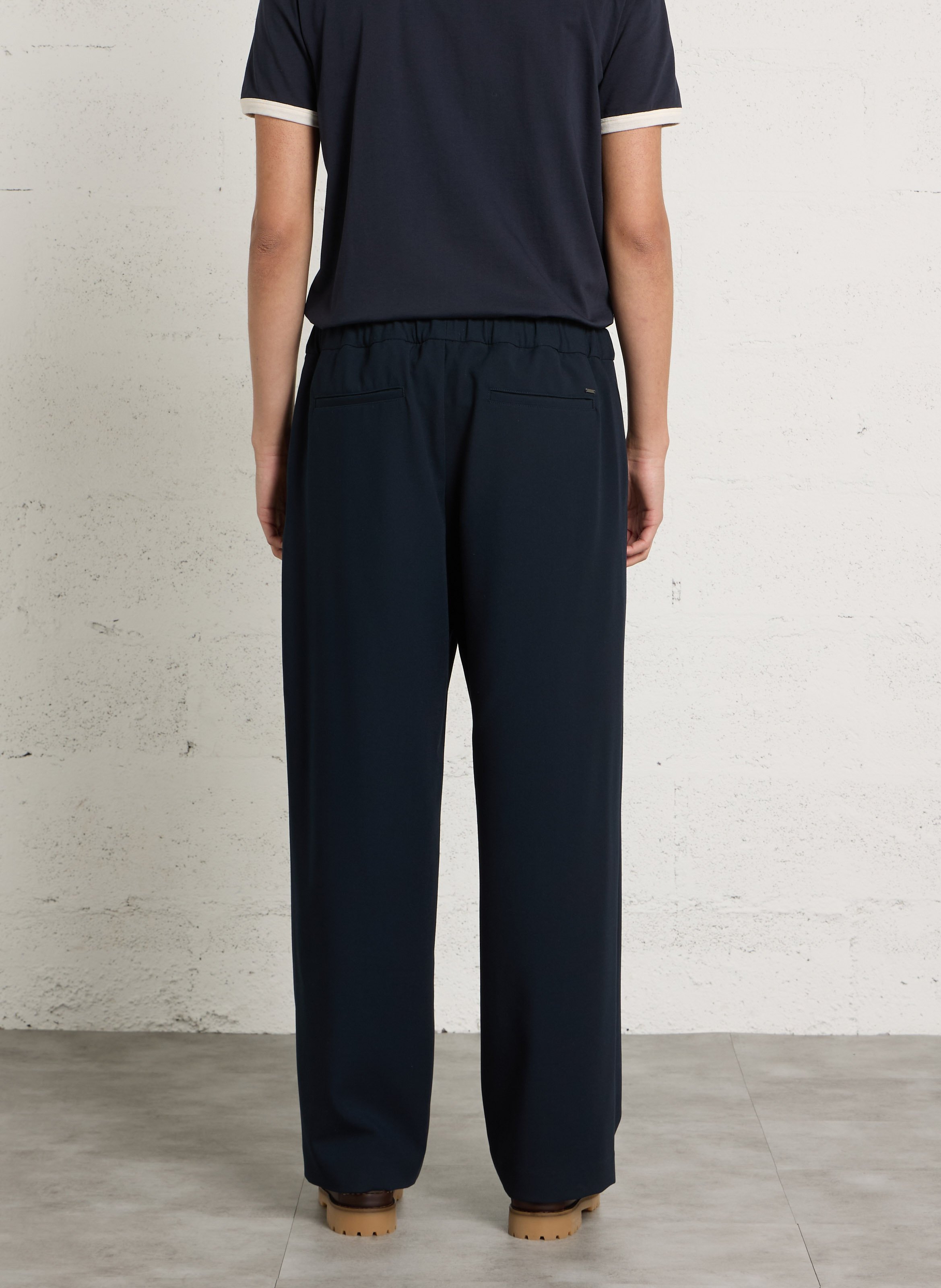Pantalon droit IKKS Bleu