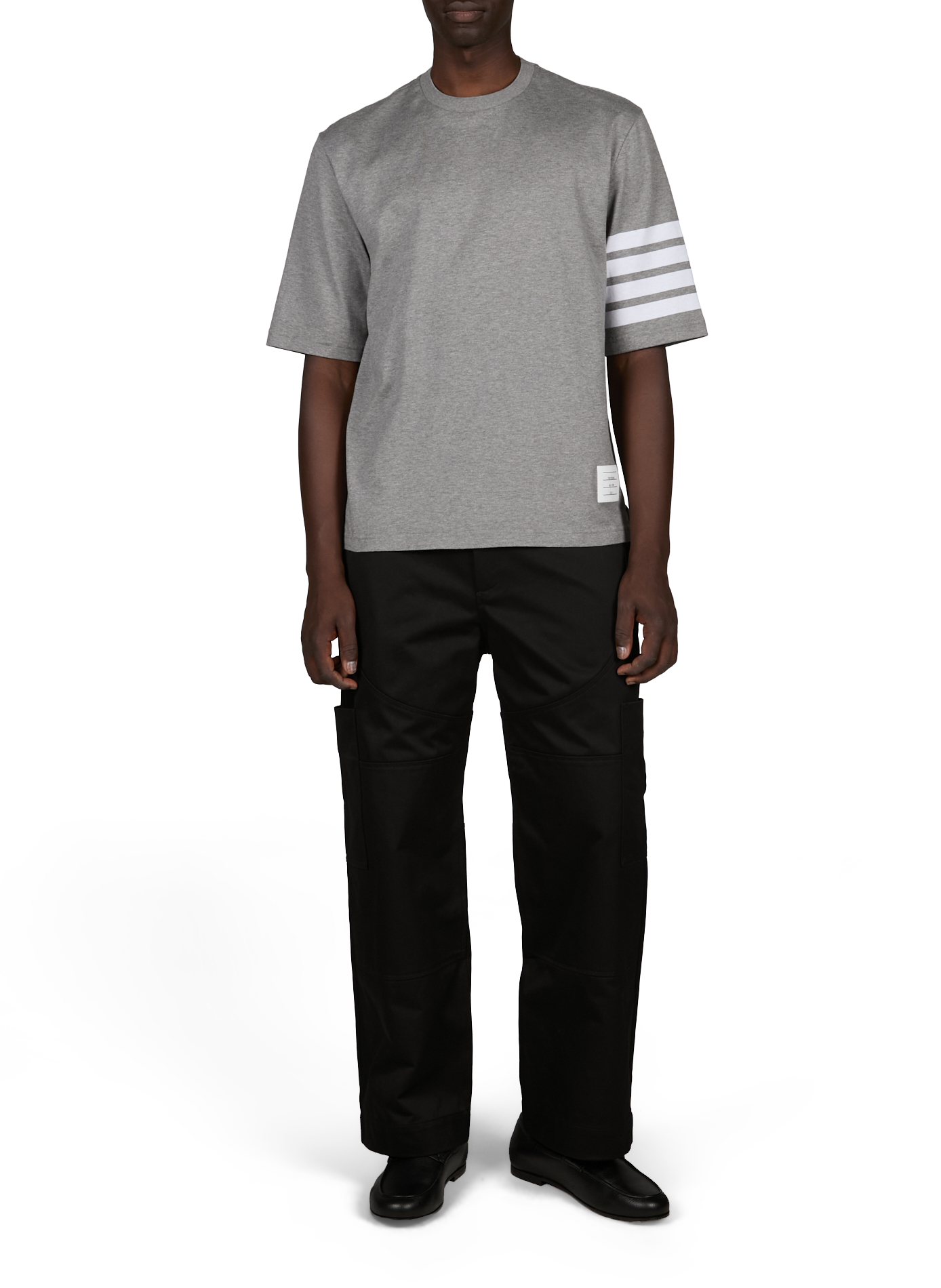 Katoenen T-shirt THOM BROWNE Grijs