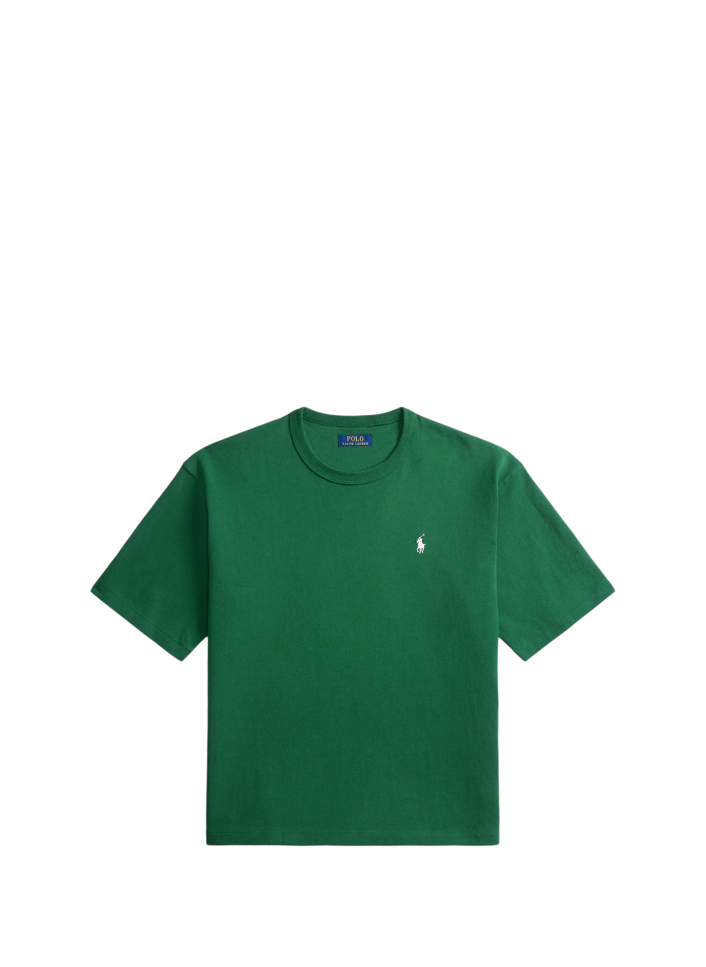 T-shirt à logo brodé en coton POLO RALPH LAUREN Vert
