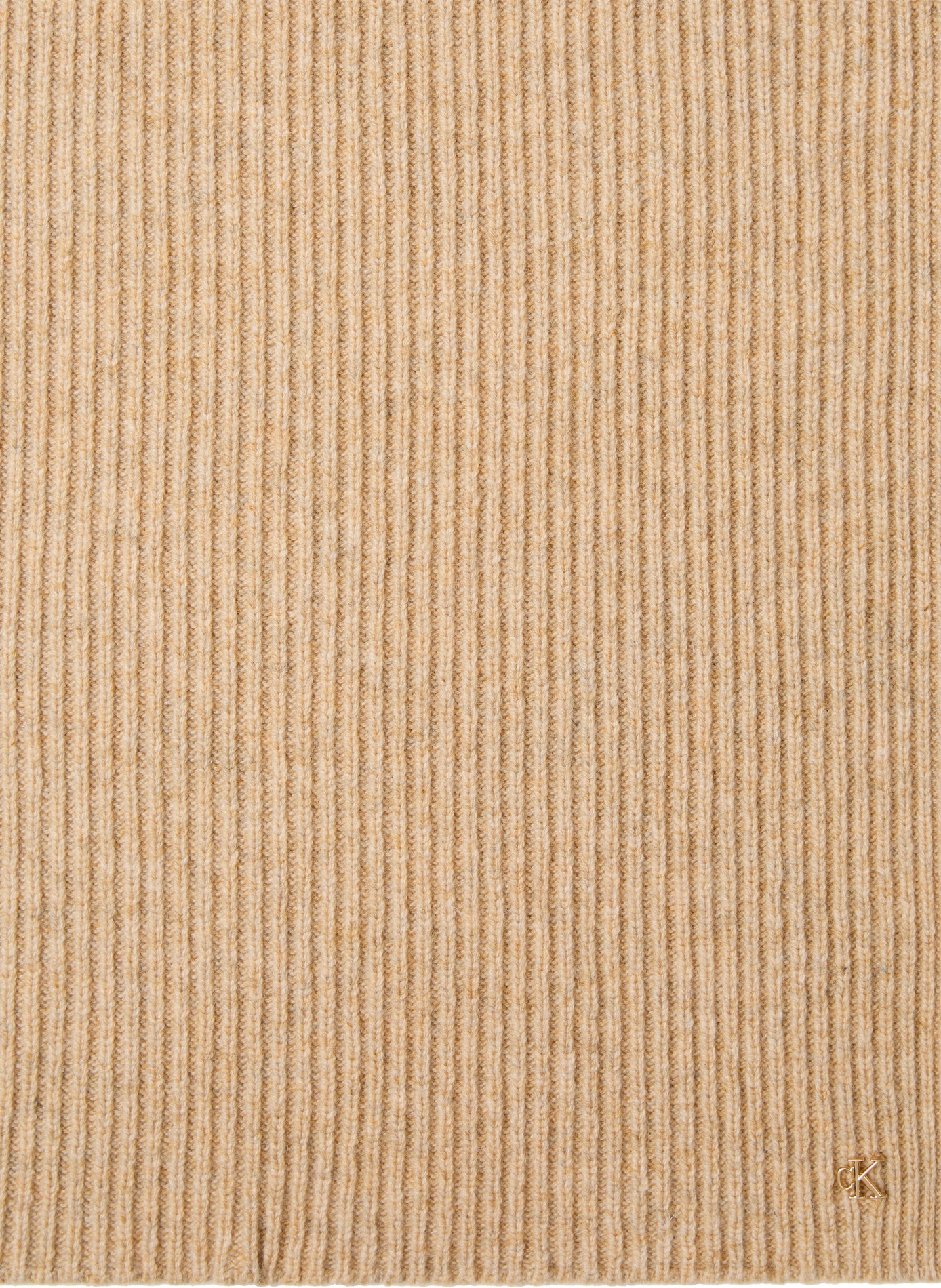 Wool-blend scarf | Beige CALVIN KLEIN Women