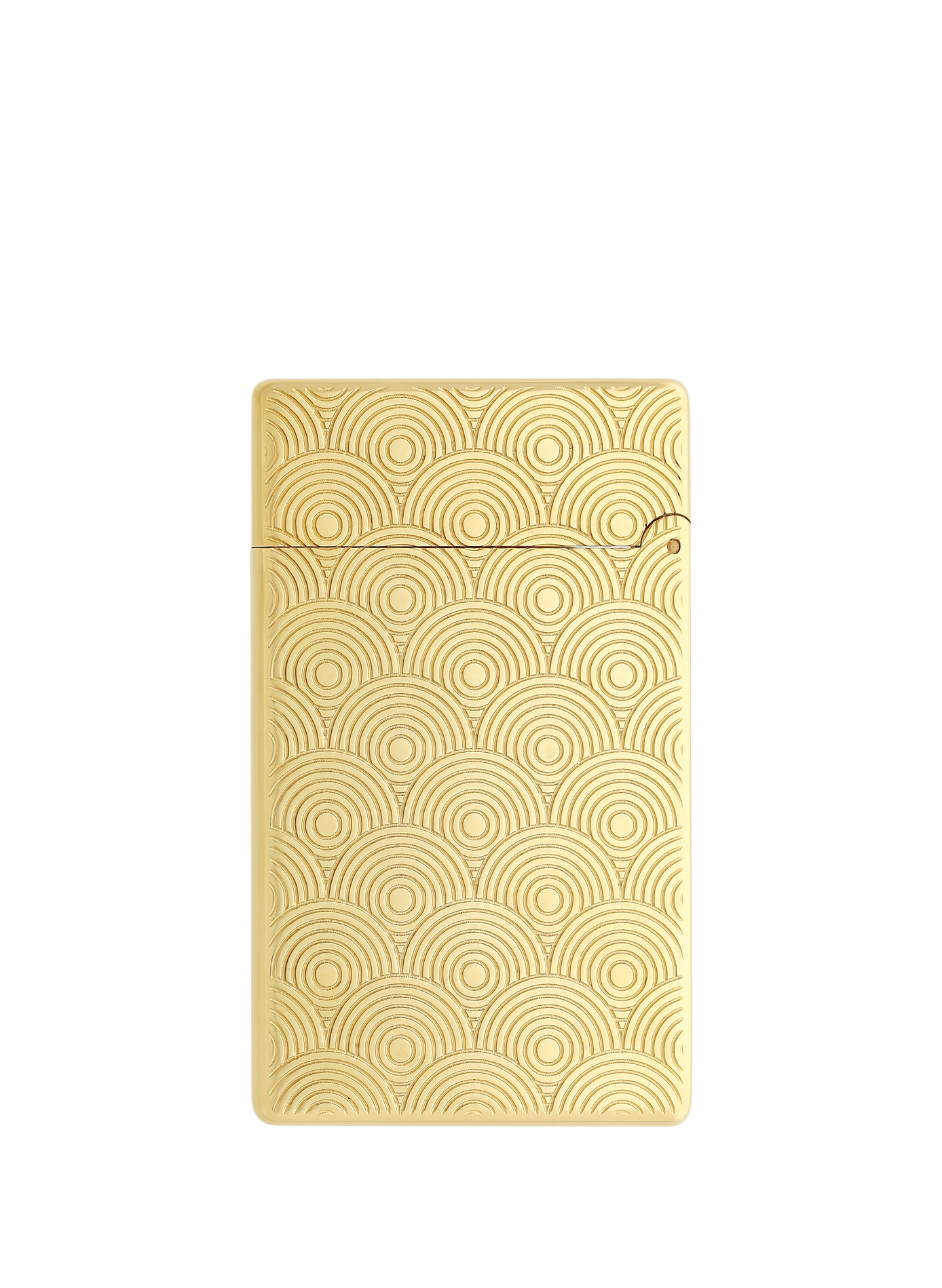 Guilloché Initial Lighter S.T. DUPONT Golden