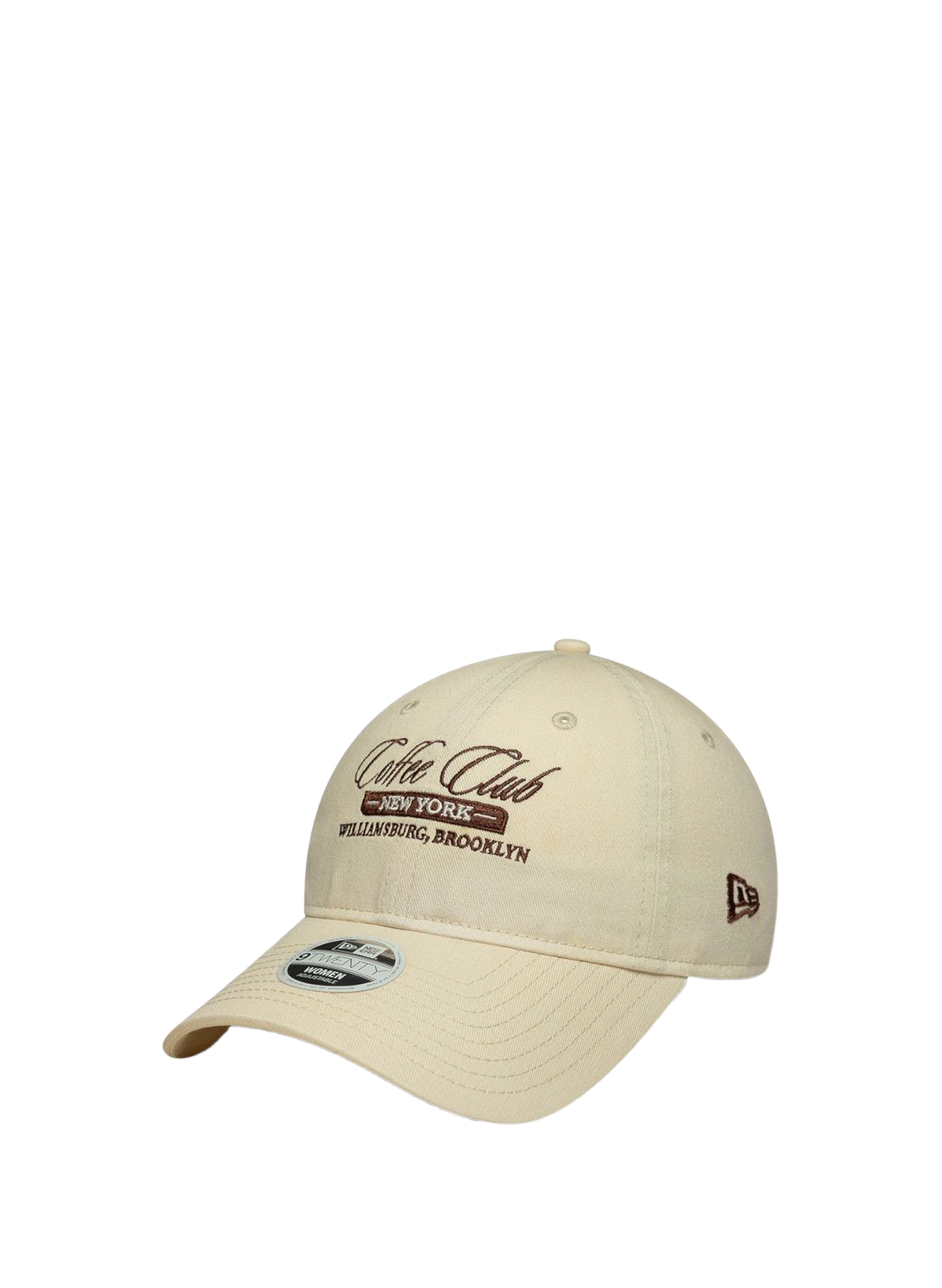 Cotton baseball cap with embroidered logo  NEW ERA Beige
