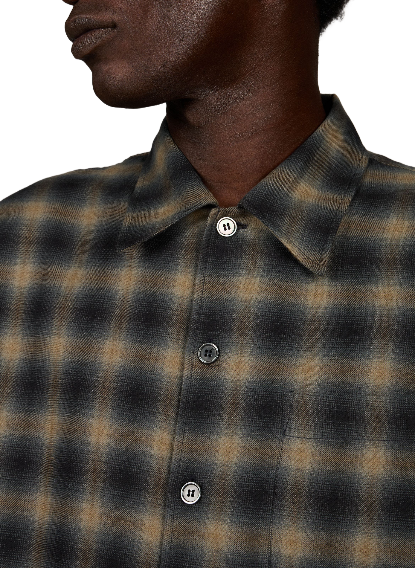 Checkered shirt in cotton and wool OUR LEGACY Multicolour
