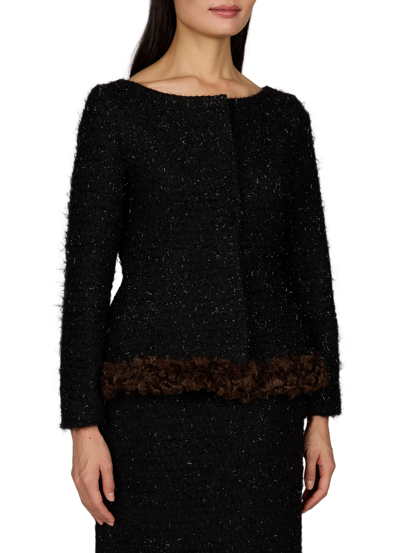 Fitted jacket in blended cotton SIMONE ROCHA Multicolour