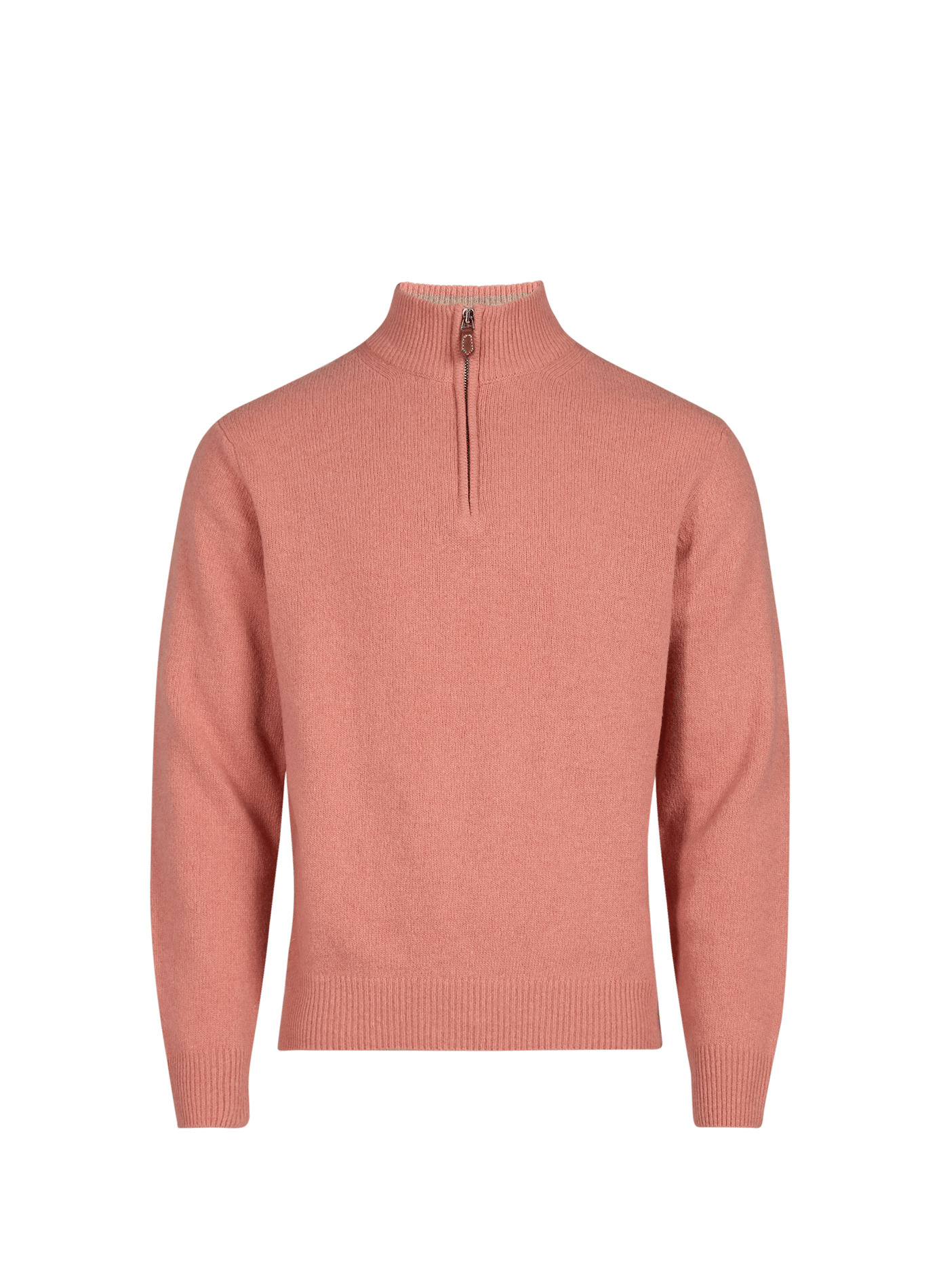 Maglione con colletto a zip in misto lana 1789 CALA Rosa