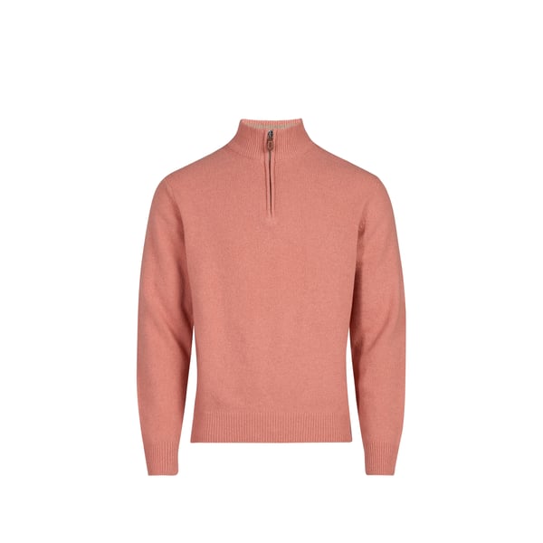 Pull Marco Trevise col zippé en laine mélangée Pull Marco Trevise col zippé en laine mélangée