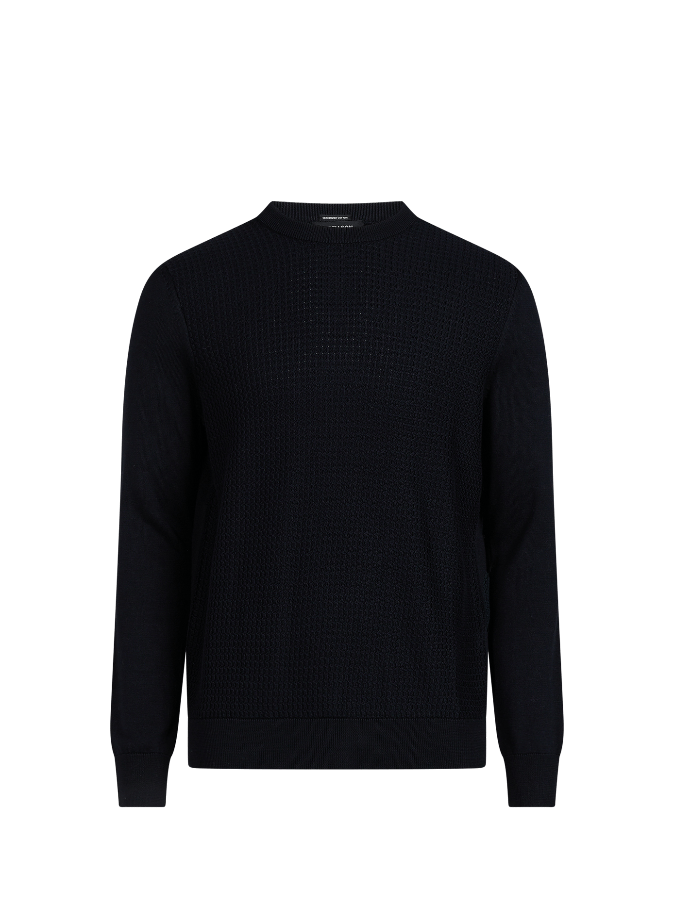Adrian straight-fit cotton crew-neck sweater STRELLSON Blue