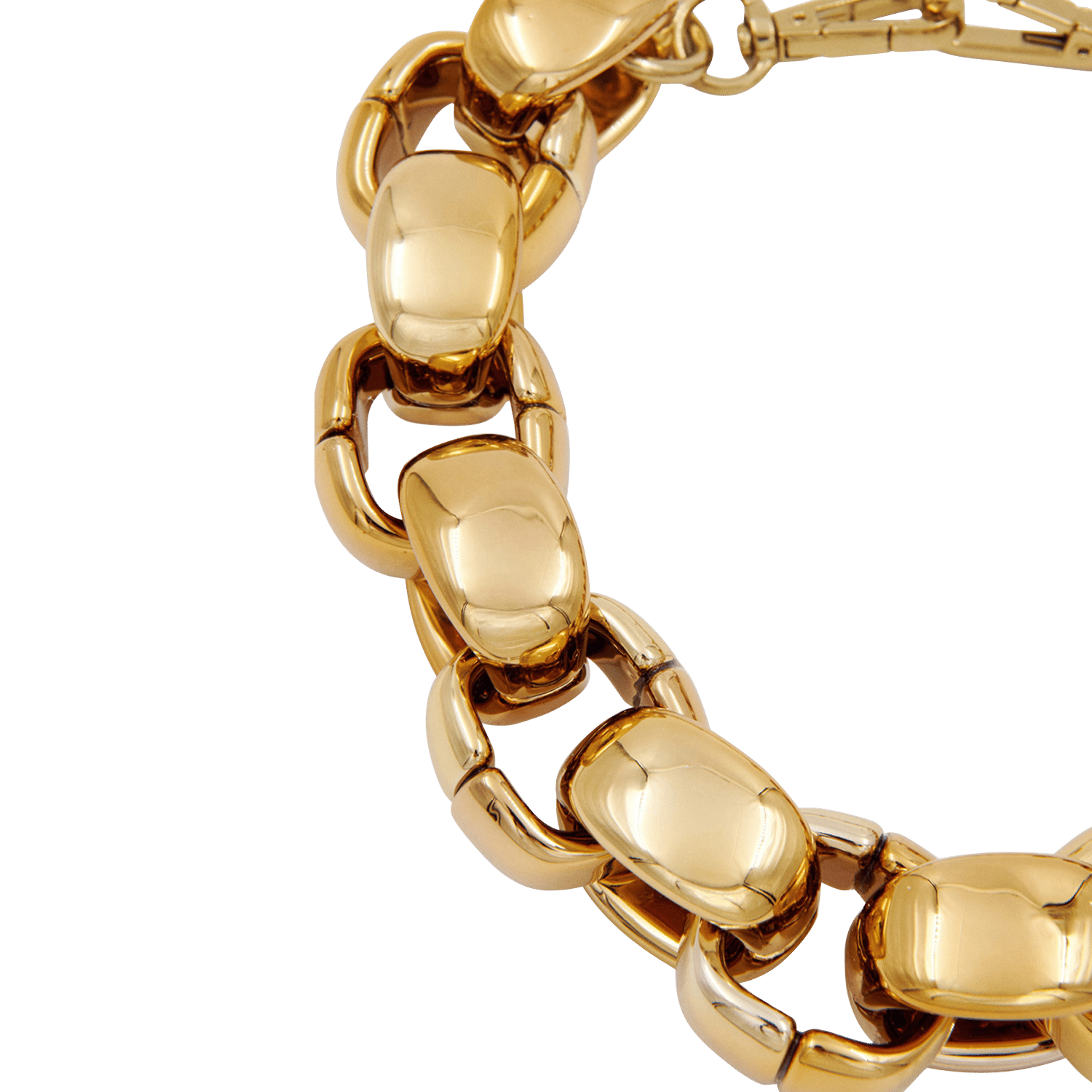 Collier à maillons épais kurve ESSENTIEL ANTWERP Doré