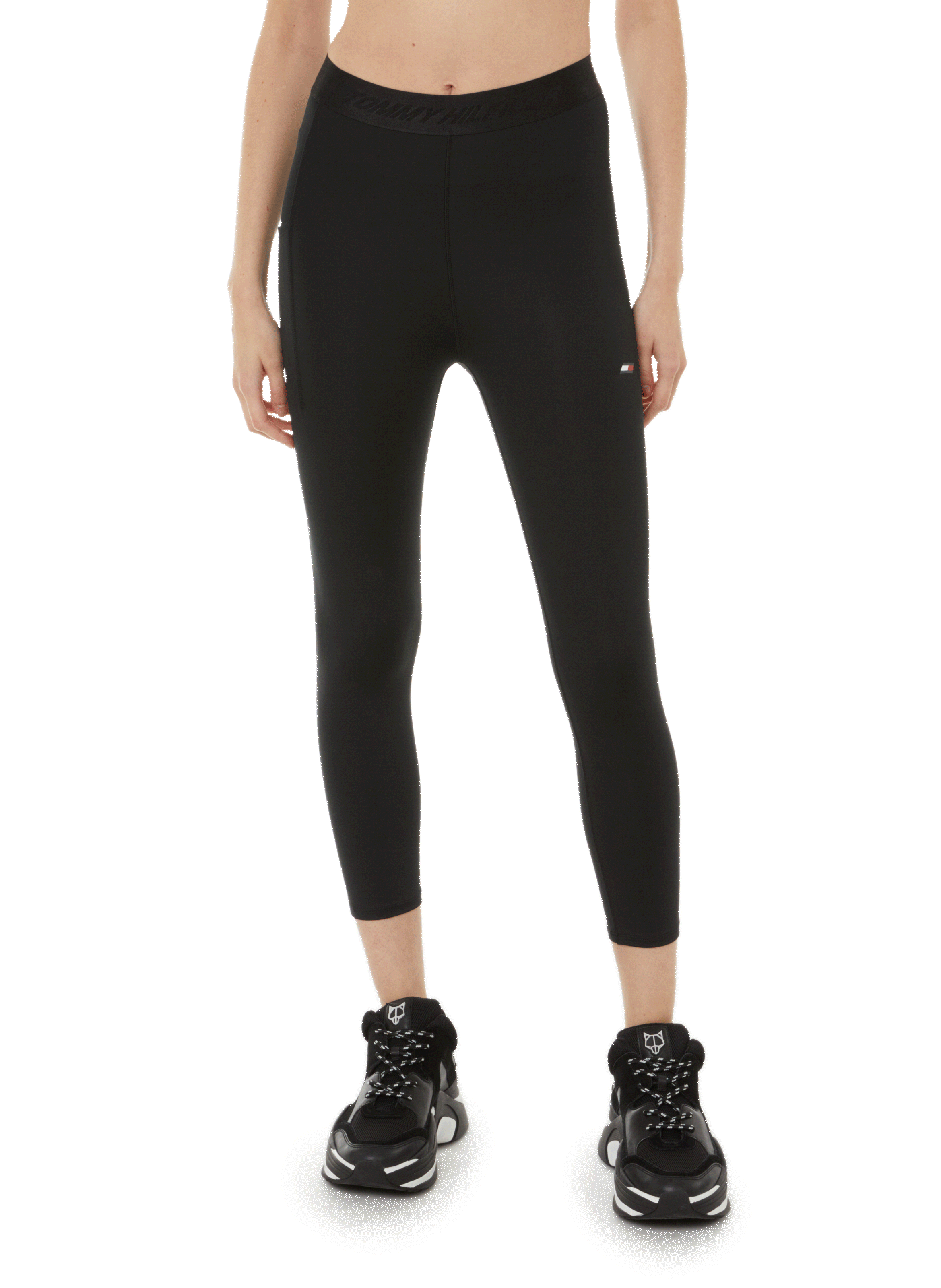 TOMMY HILFIGER Sports leggings Black