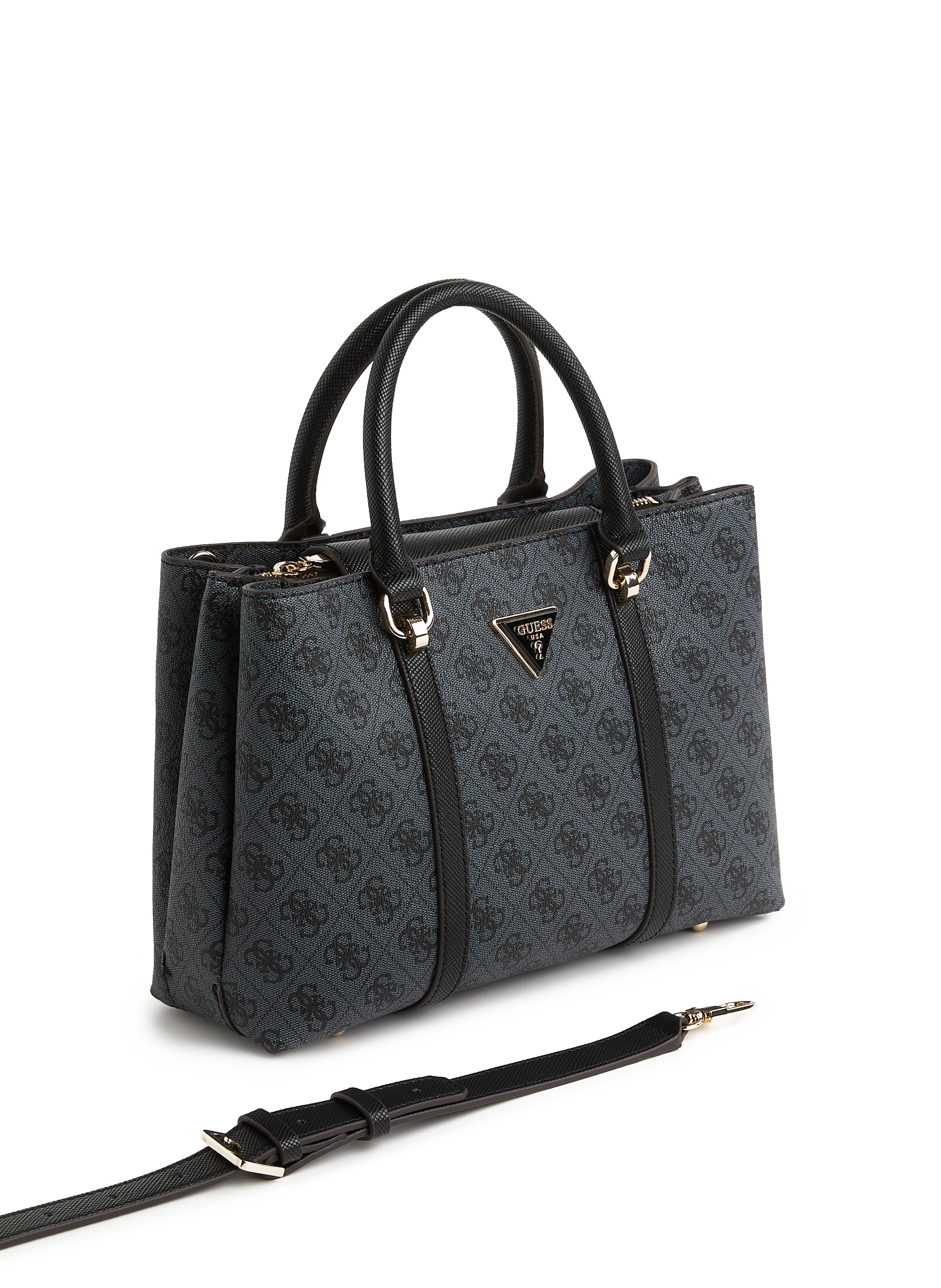 Sac à main imprimé monogramme