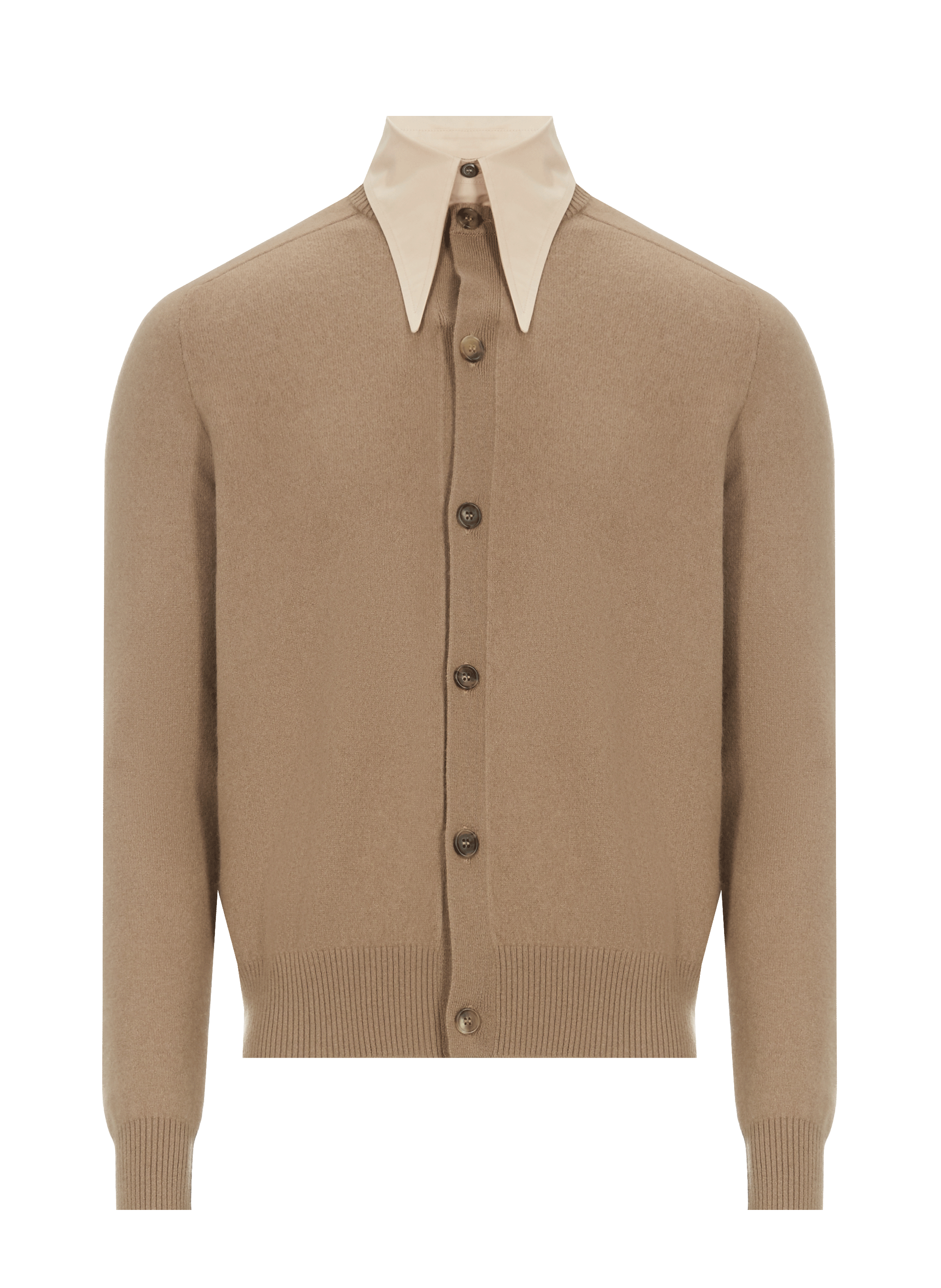 Cardigan avec col chemise