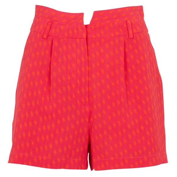 Short taille haute à imprimé