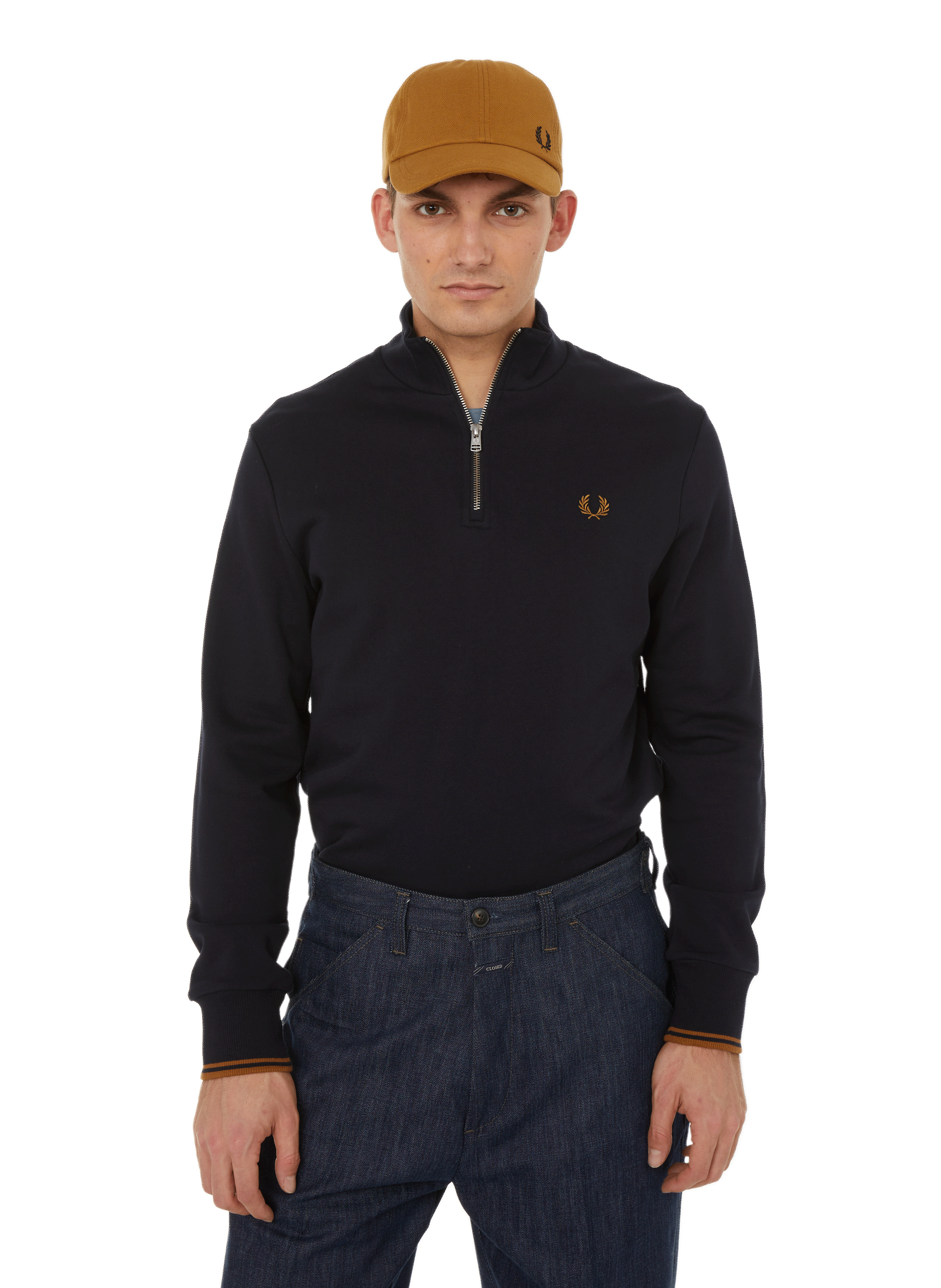 FRED PERRY Cotton sweatshirt Multicolour