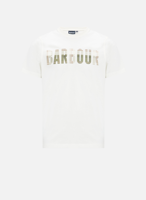 T-shirt logo en coton WhiteBARBOUR 