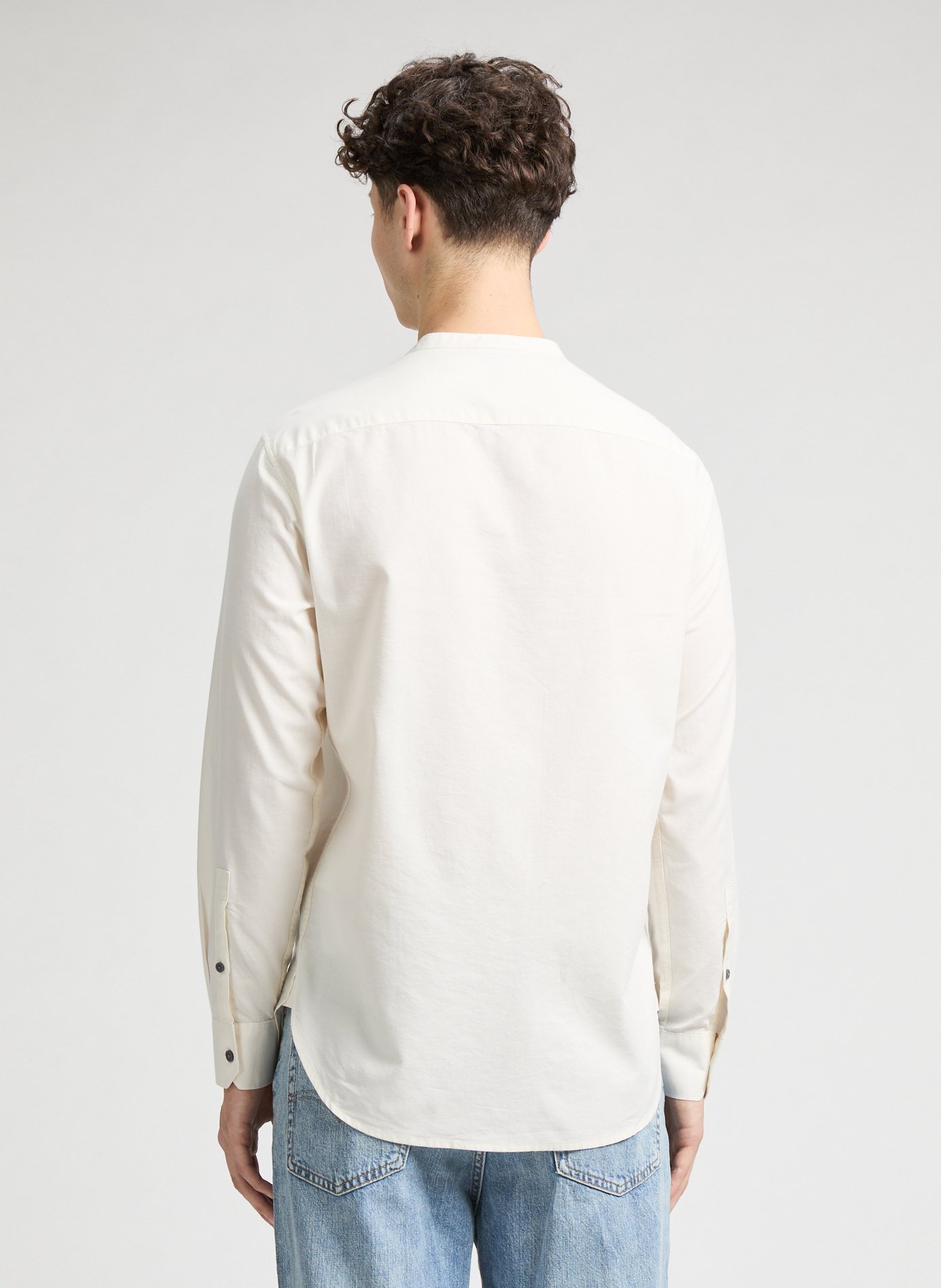 Mao collar shirt EMPORIO ARMANI White