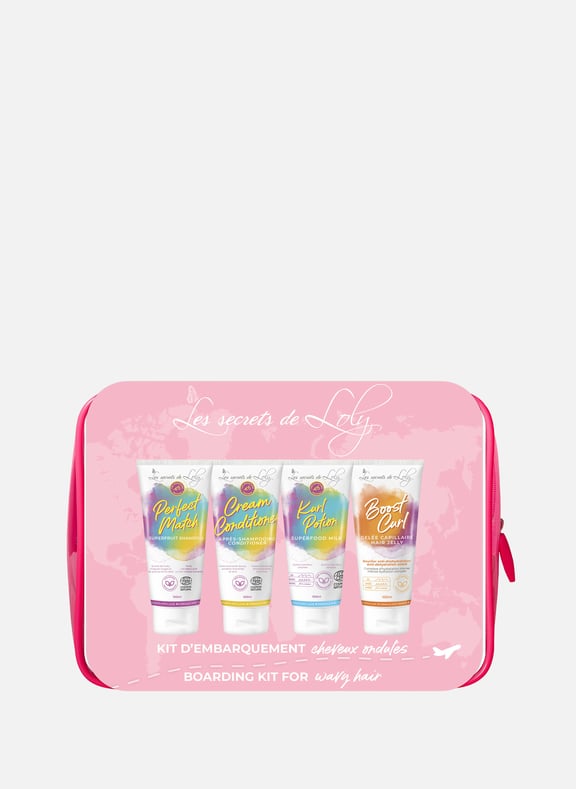 Trousse de voyage cheveux ondulés by LES SECRETS DE LOLY LES SECRETS DE LOLY Trousse de voyage cheveux ondulés
