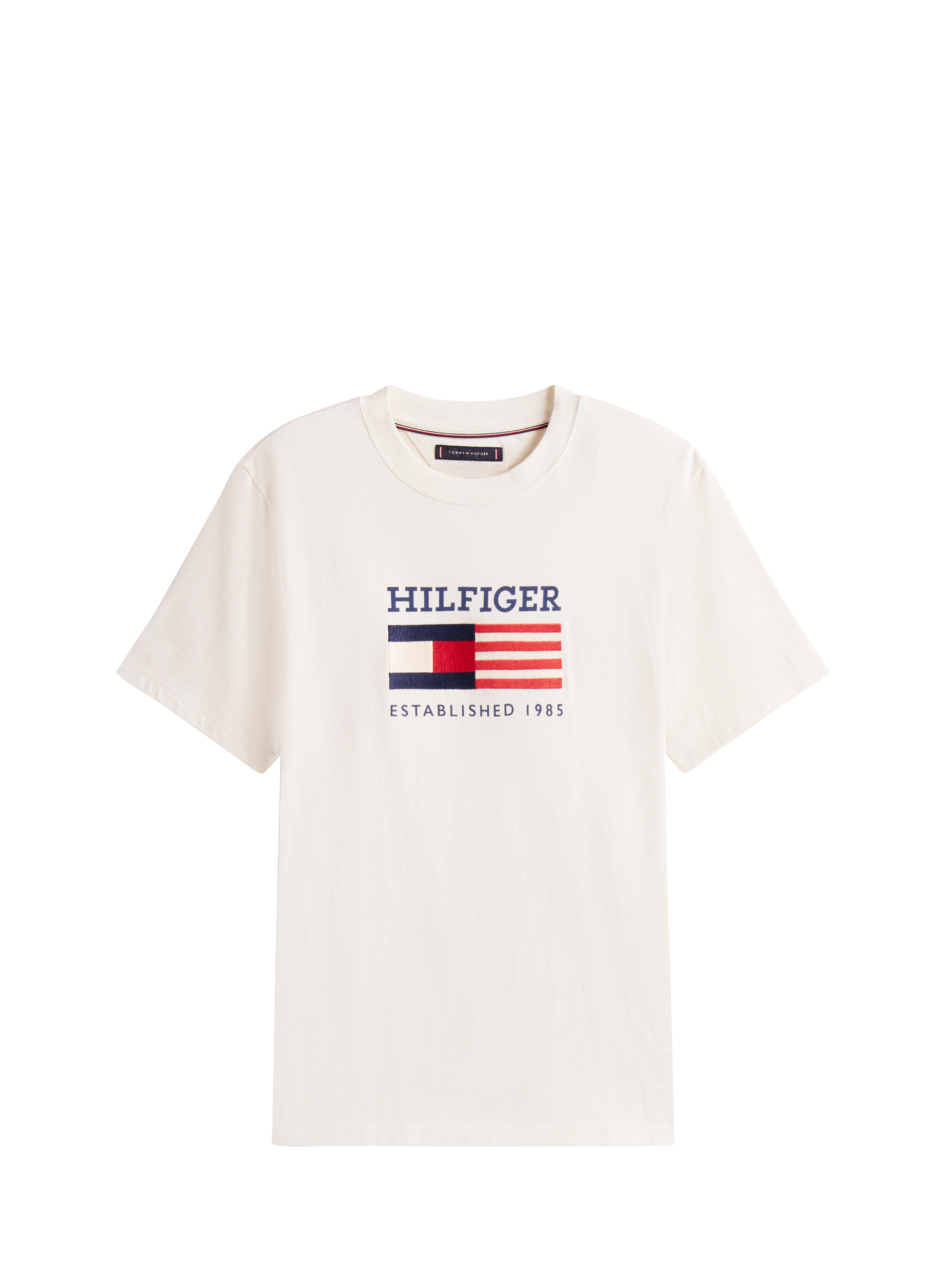 Classic Cotton T-Shirt TOMMY HILFIGER Beige