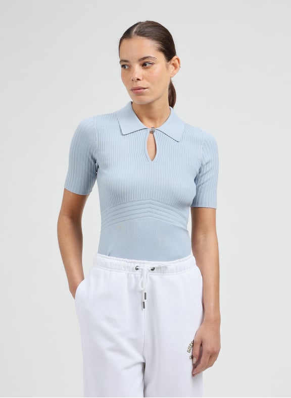 Polo côtelé Bleu by GUESS GUESS Polo côtelé Bleu