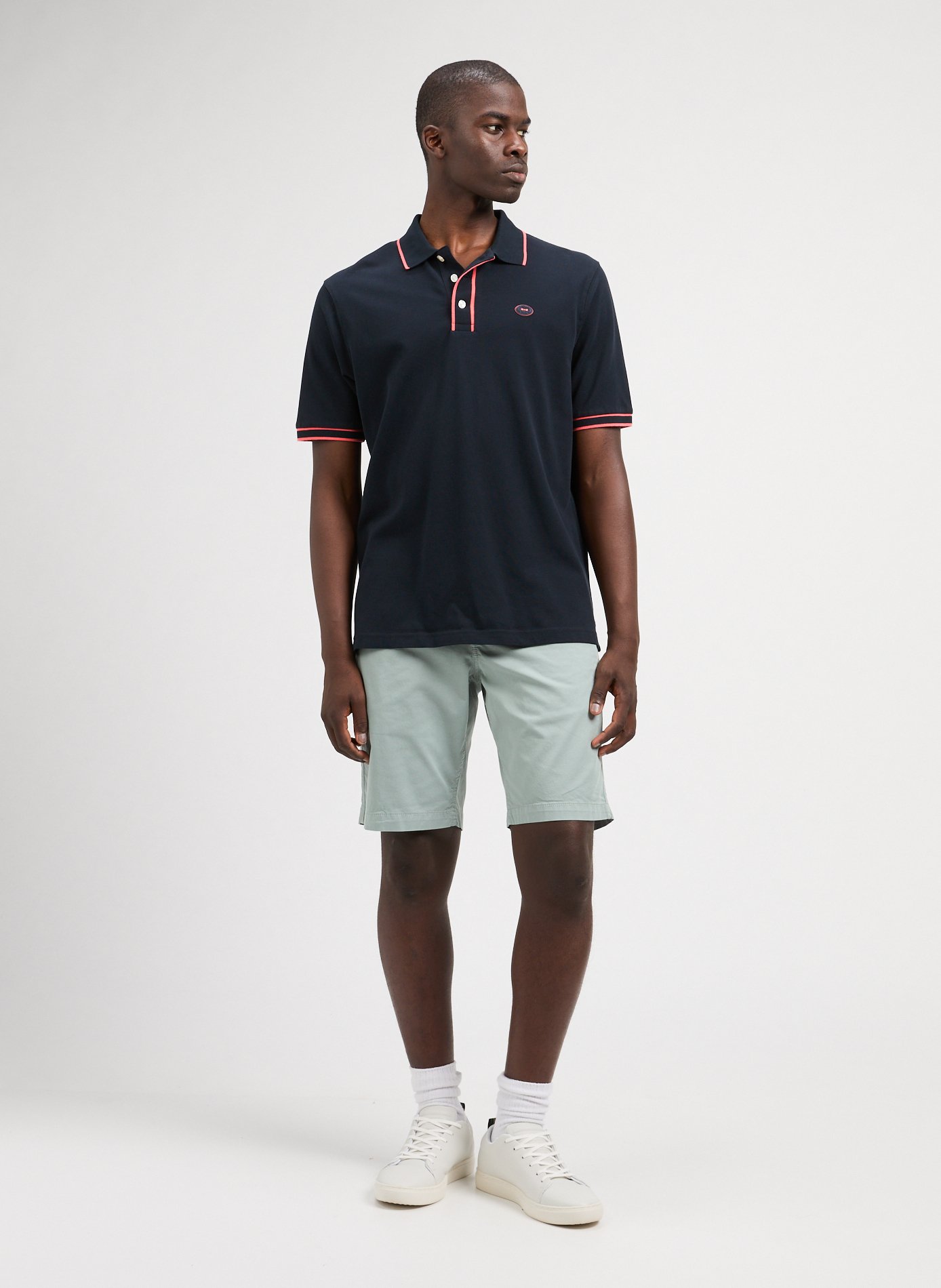 Polo manches courtes en coton  EDEN PARK Rose