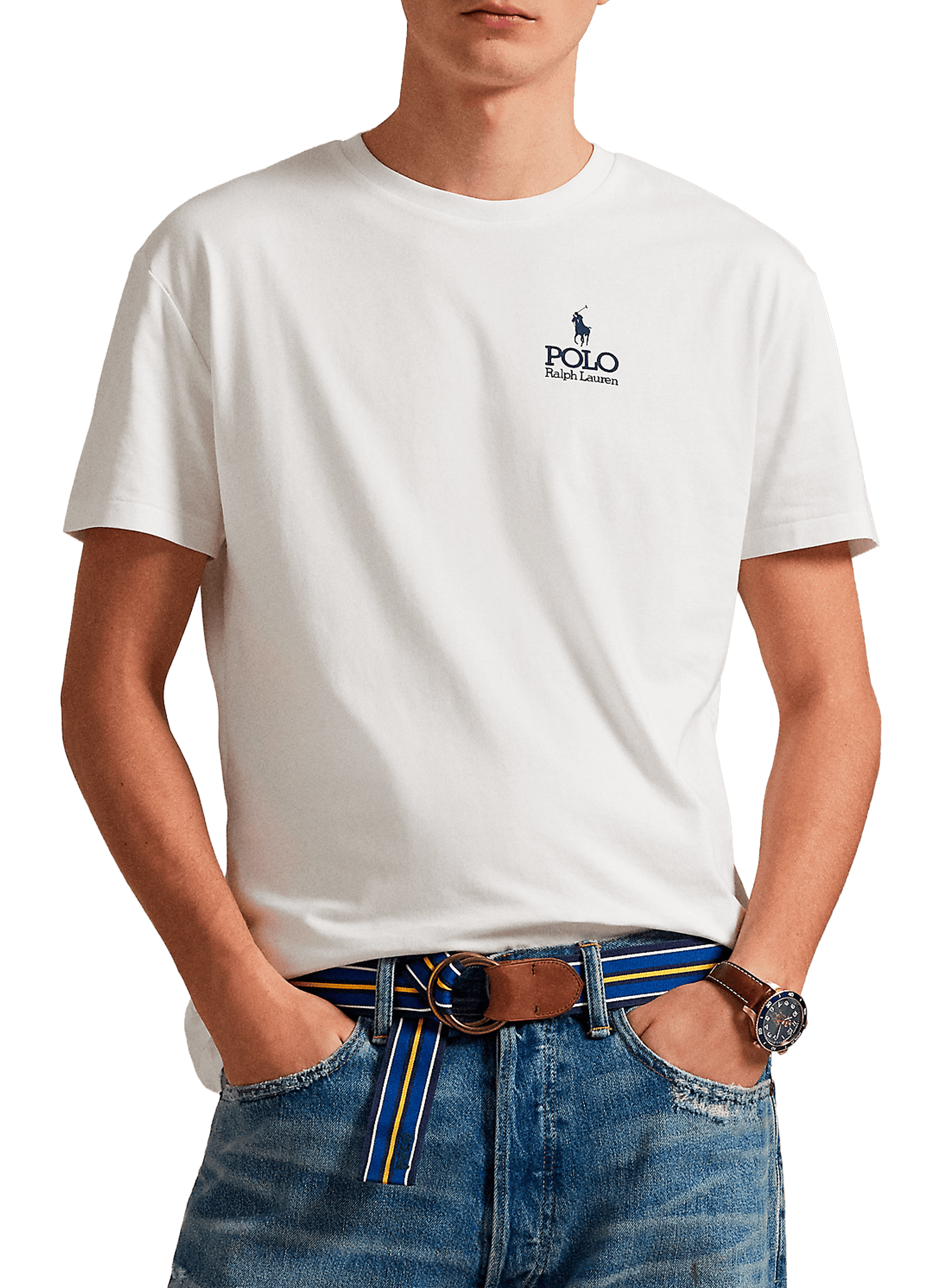 POLO RALPH LAUREN T-shirt en coton Blanc