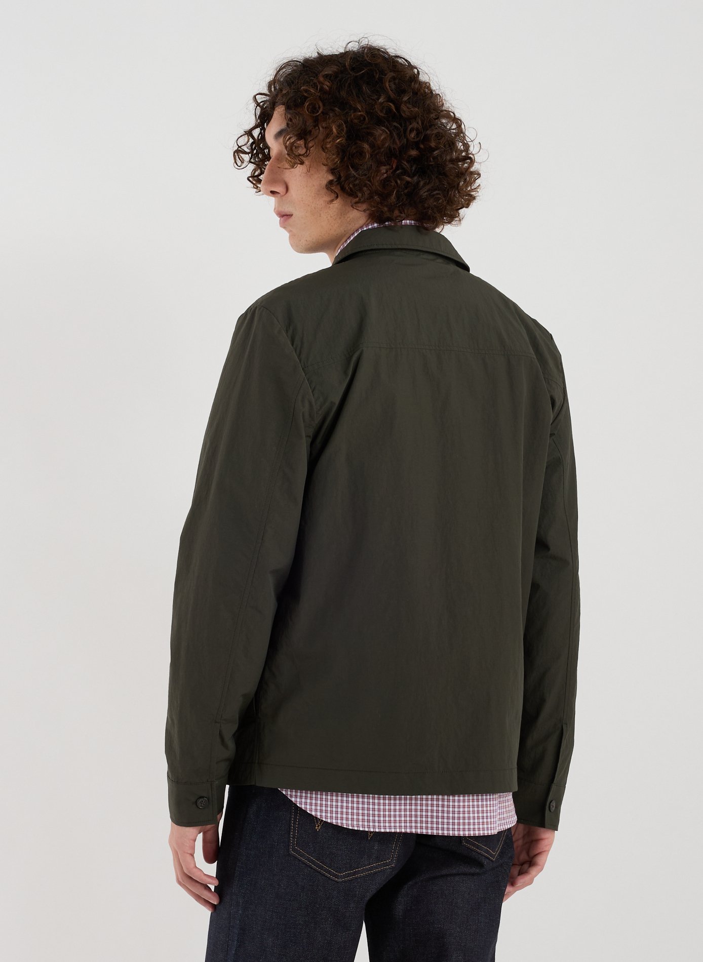 Straight-cut jacket FACONNABLE Khaki