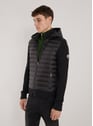 Veste droite bi-matière | Noir by JOTT JOTT Veste droite bi-matière | Noir